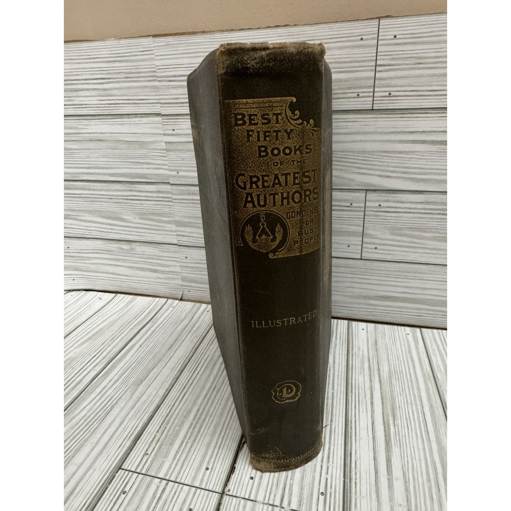 Best Fifty Books Greatest Authors 1895 Davenport Illustrated HC
