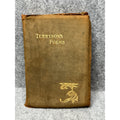 Antique c1900 Tennyson’s Poems Alfred Tennyson Hurst Suede Binding