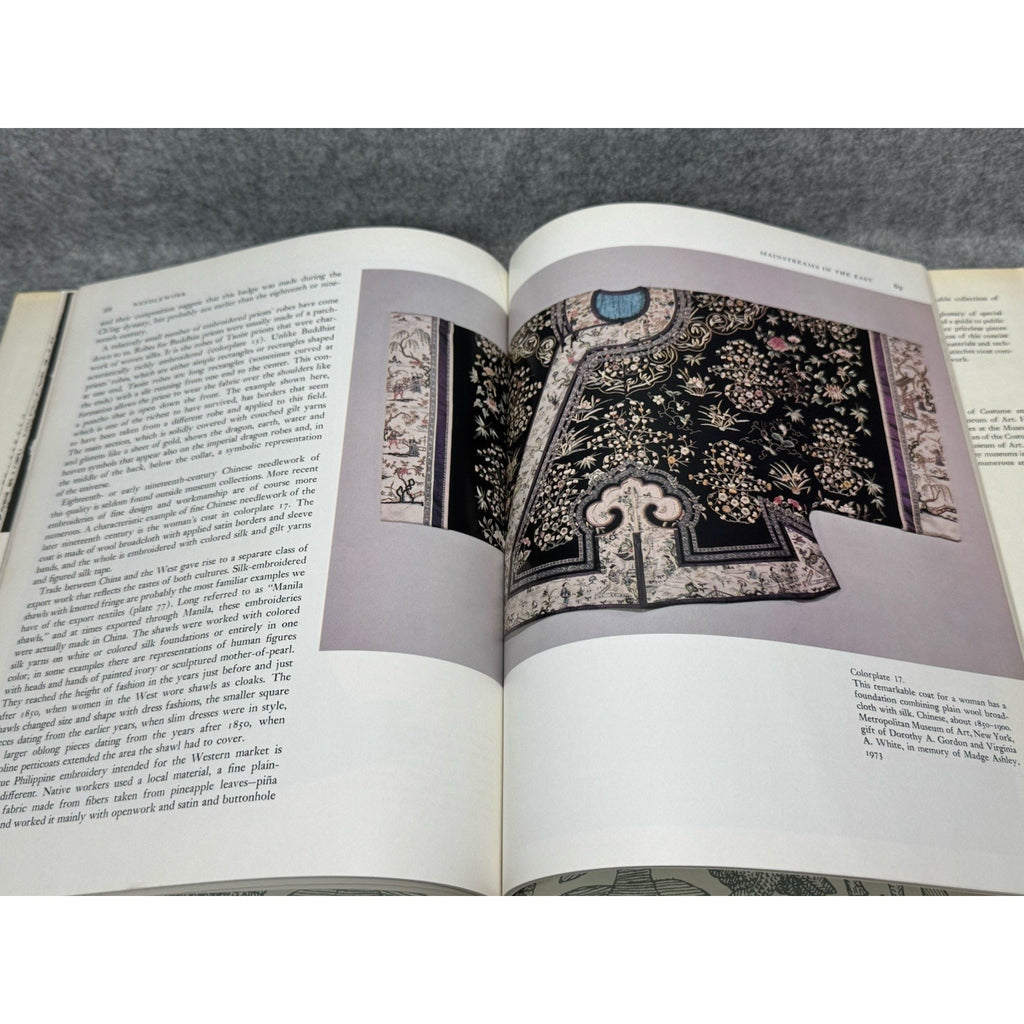 1979 Needlework Adolph Cavallo Smithsonian Antique Embroidery Textile Art HC DJ