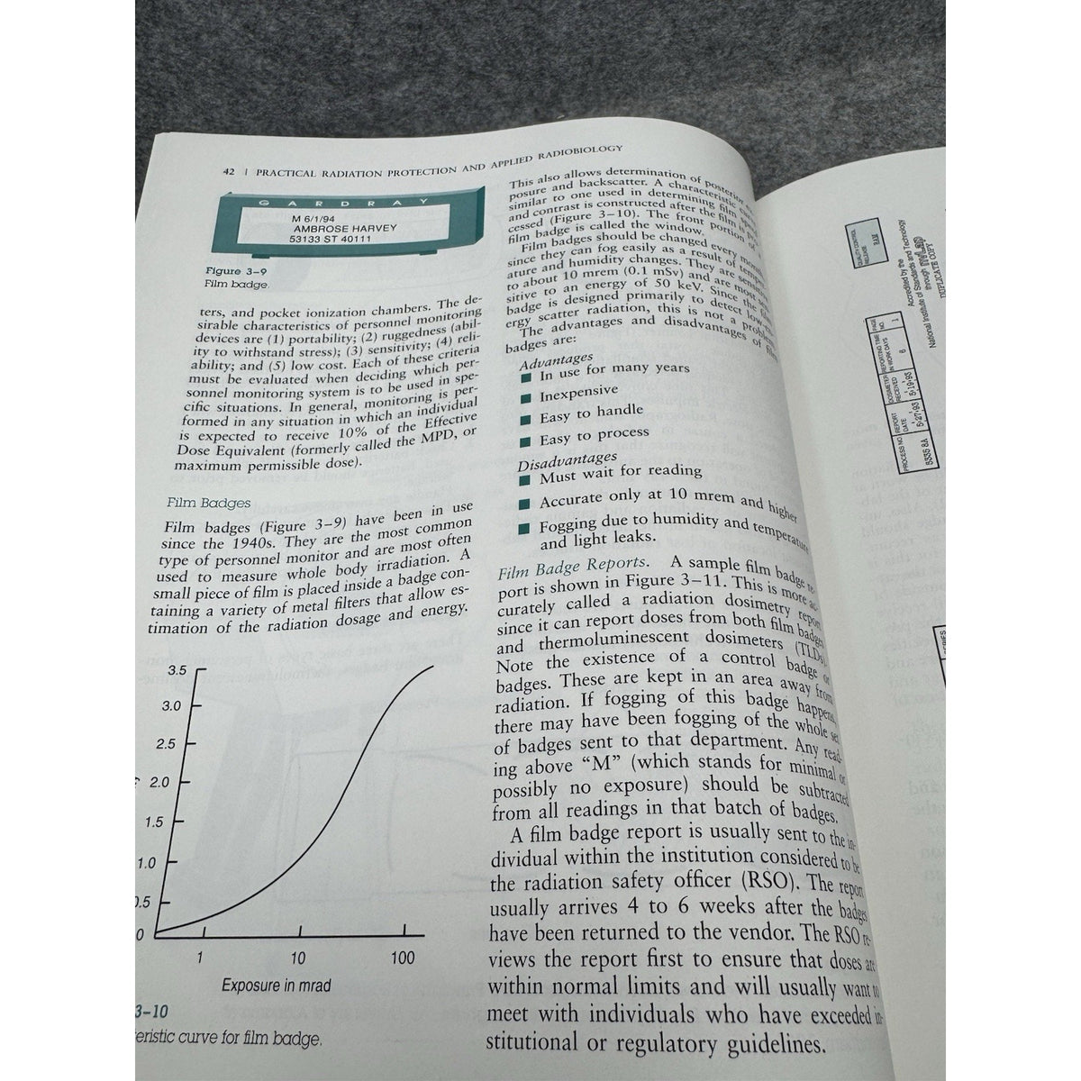 1994 Practical Radiation Protection Applied Radiobiology Steven Dowd Hardcover