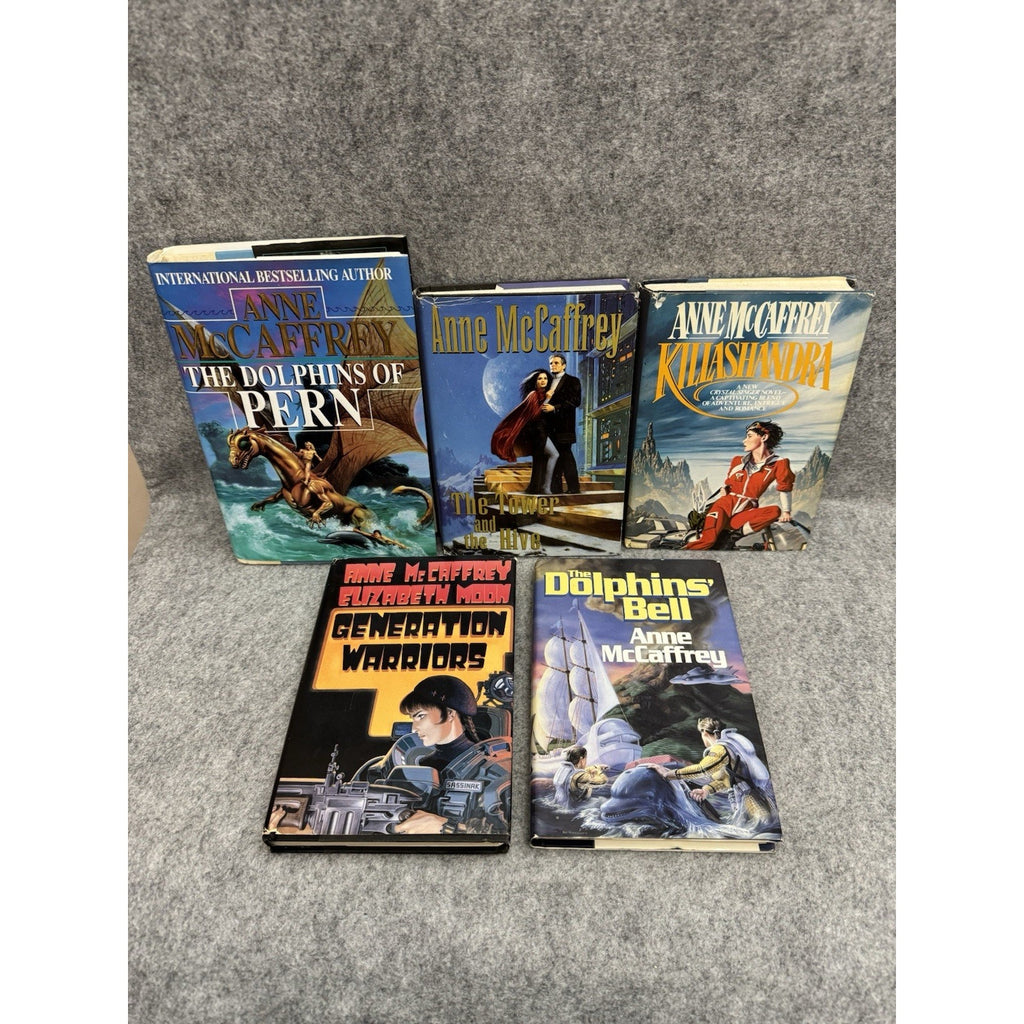 Anne McCaffrey 13 Book Hardcover Lot Pern Damia Crystal Singer Sci-Fi
