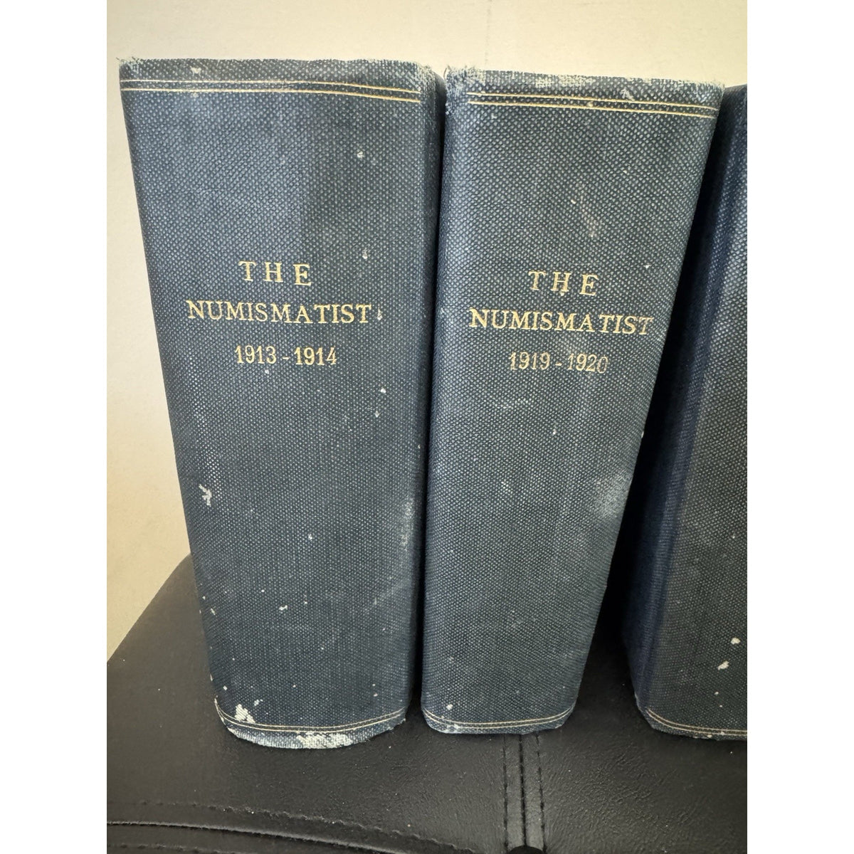 Lot 5 The Numismatist Hardbound Vols 1913-1926 ANA Coin Journal