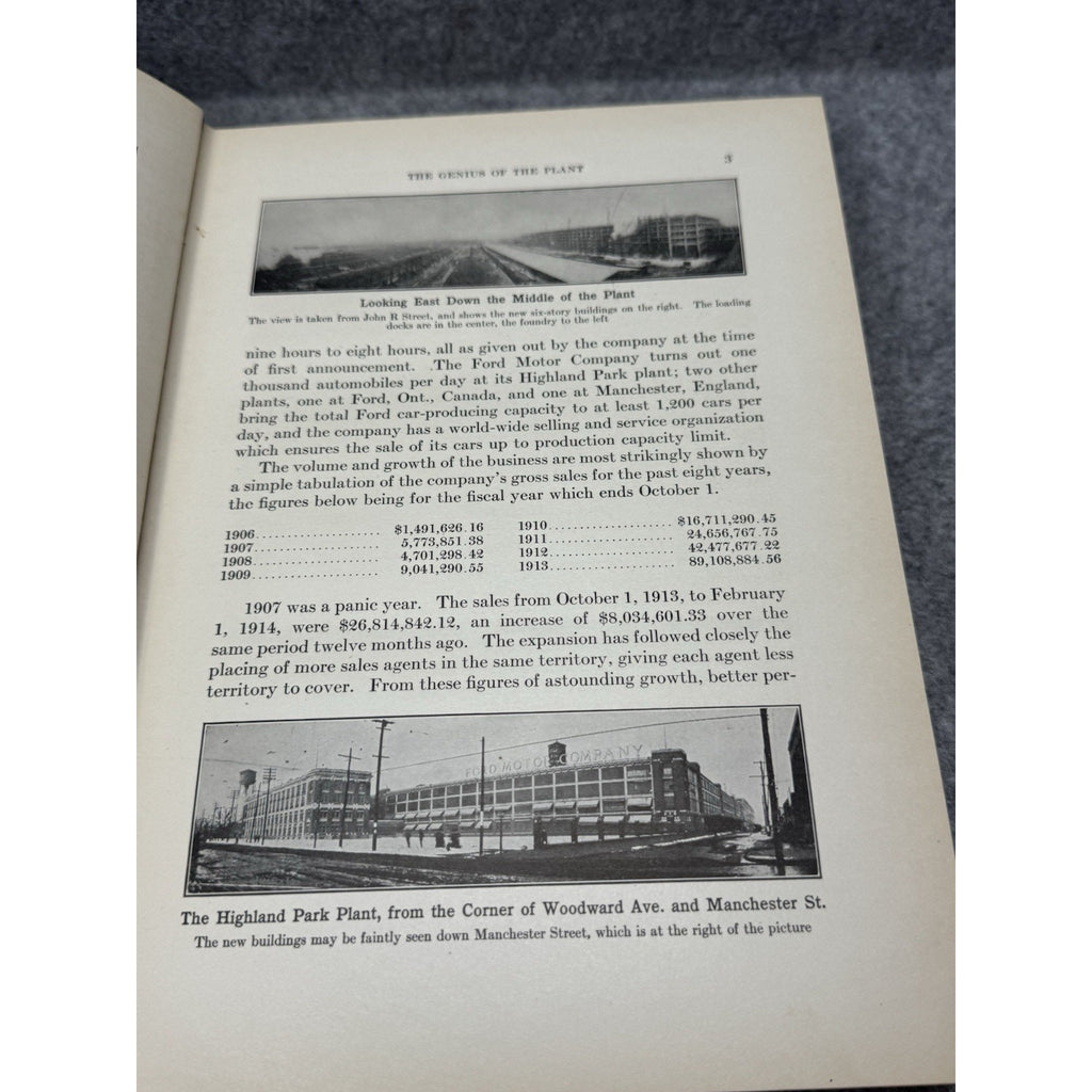 1915 Ford Methods & Ford Shops 1st Ed Henry Ford Model T Assembly Line Rare
