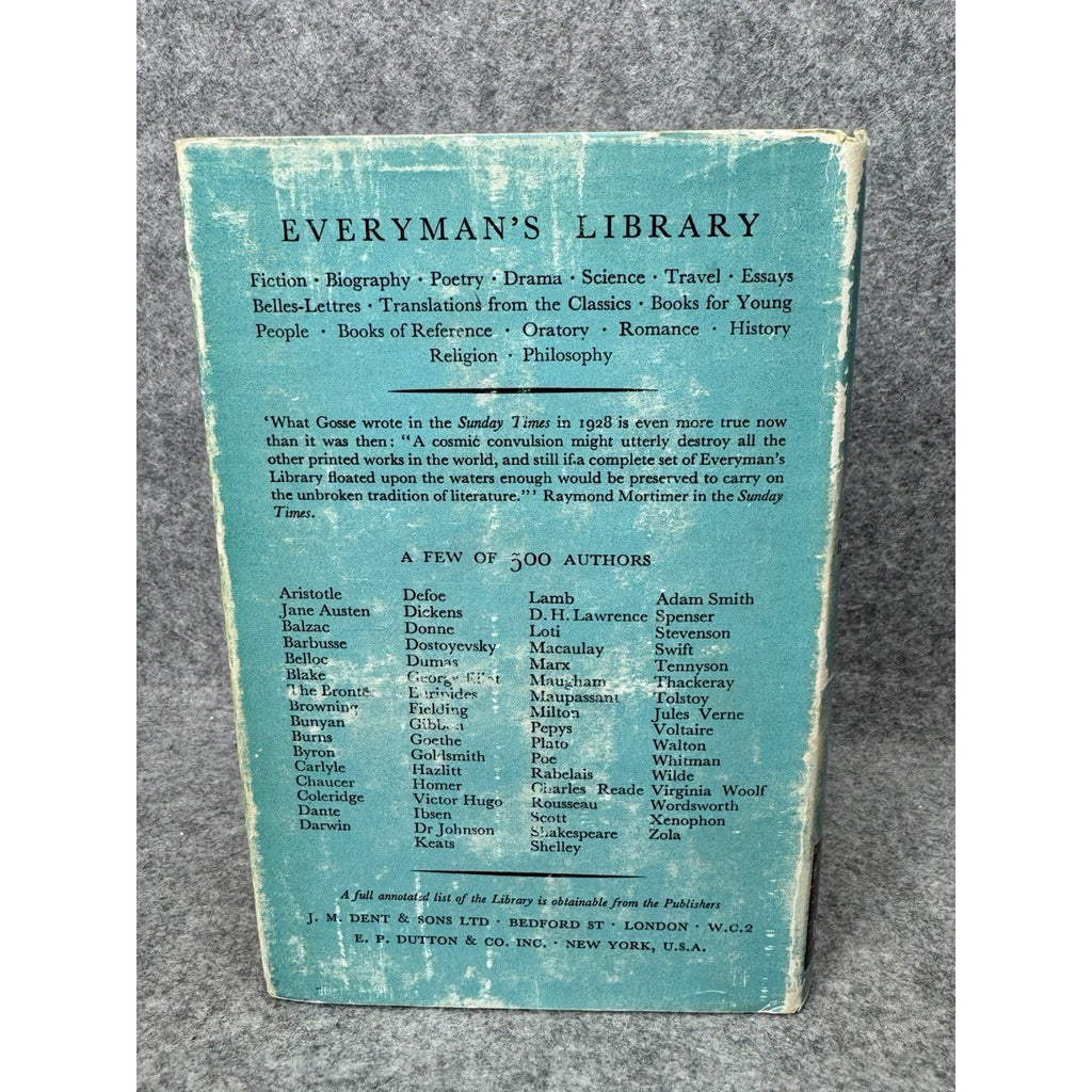 1963 Oliver Twist Charles Dickens Everyman’s Library Hardcover DJ Chesterton