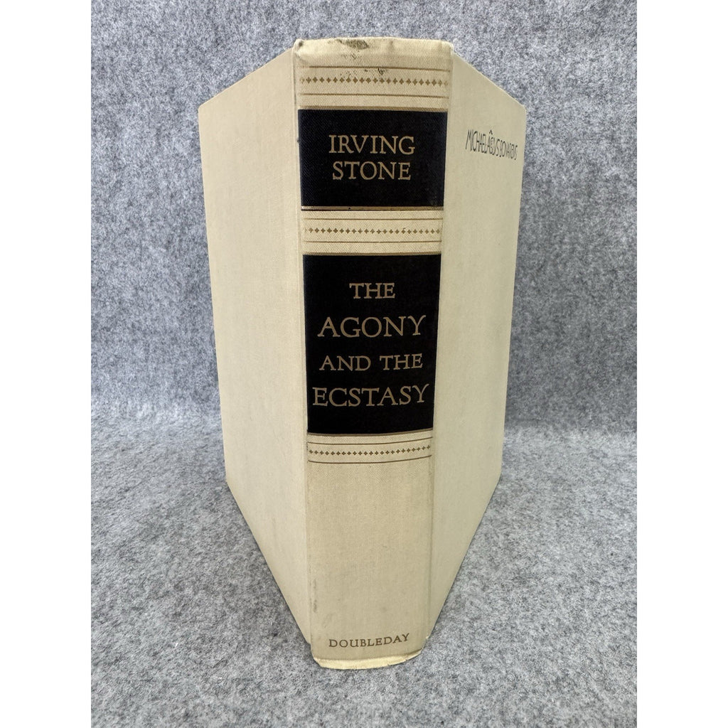 1961 The Agony and the Ecstasy Irving Stone HC Michelangelo Novel