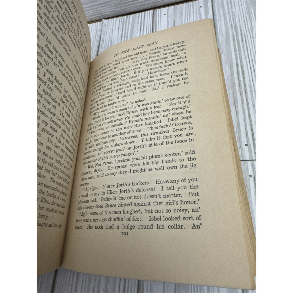 To The Last Man 1922 By Zayn Gray Dust Cover Hard Back Grossett And Dunlap