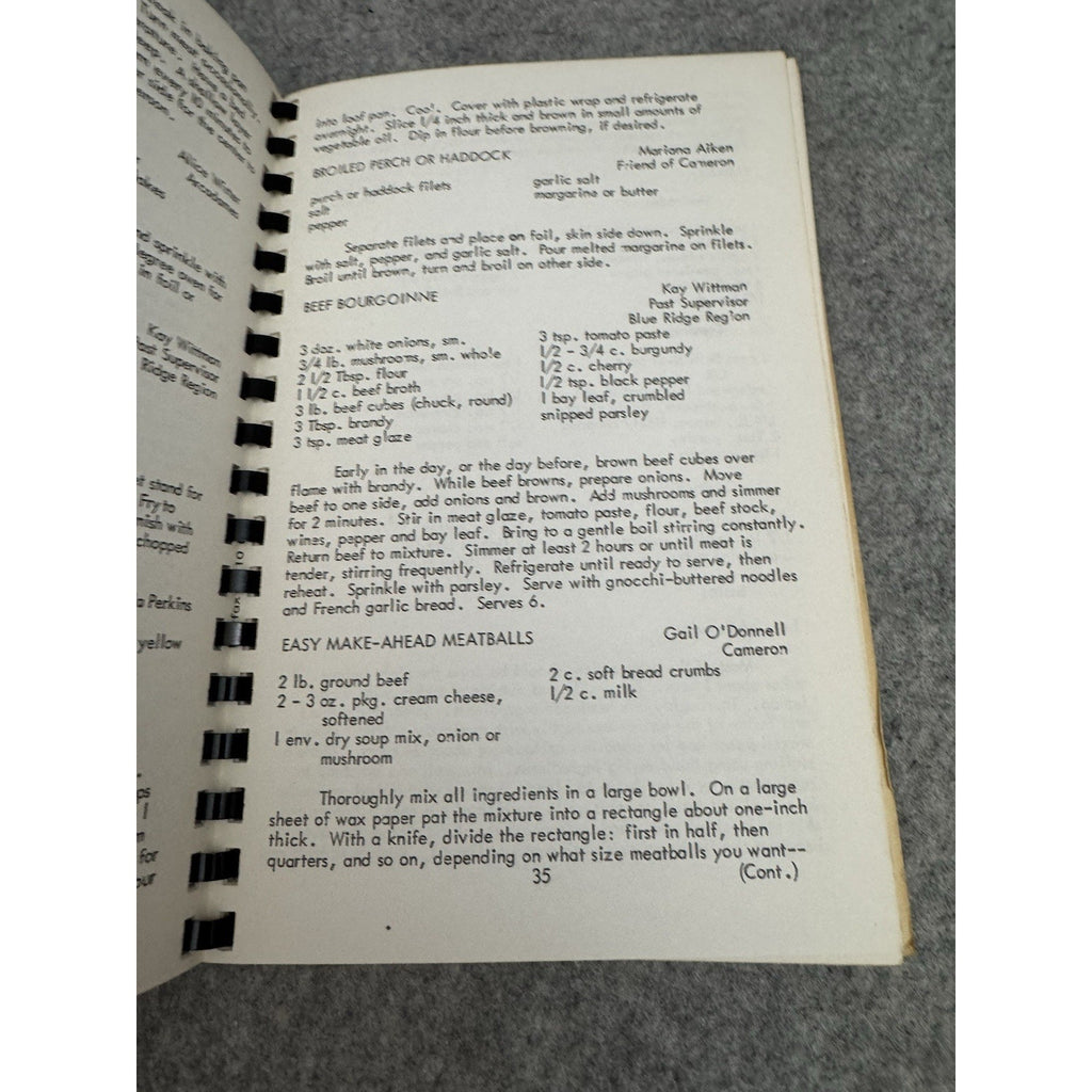 1979 Toastmistress Cooks’ Delight Council 6 Clubs Spiral Cookbook