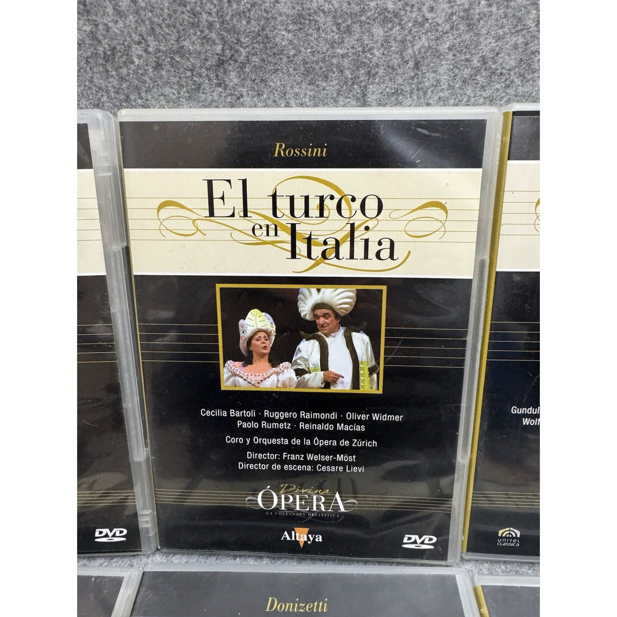 Divina Opera DVD Lot 8 Altaya Puccini Verdi Rossini Strauss Pavarotti