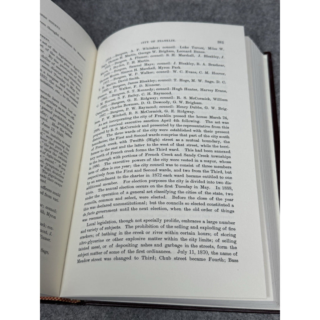 History Venango County Pennsylvania 2 Vol Set 1984 Reprint Genealogy Oil History