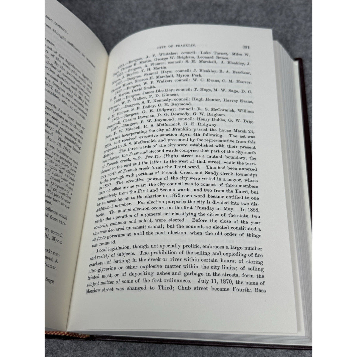History Venango County Pennsylvania 2 Vol Set 1984 Reprint Genealogy Oil History