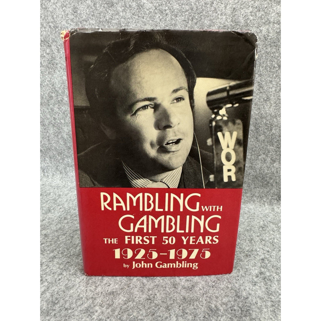 Signed Rambling With Gambling John Gambling 1972 HCDJ WOR Radio Memoir