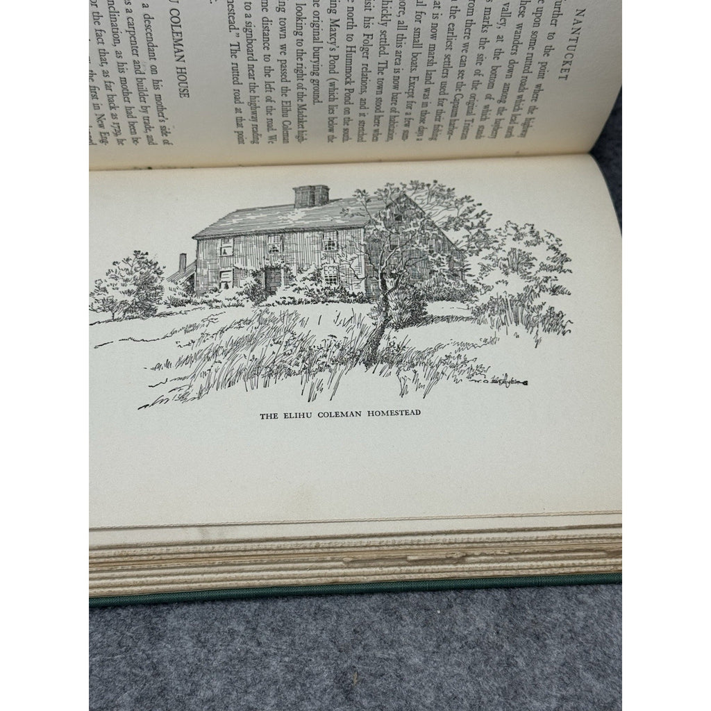 Nantucket Far-Away Island William Oliver Stevens Signed Illustrated 1937 HC
