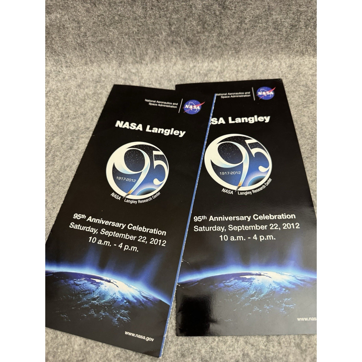 Signed Concept to Reality NASA Langley 2003 + 2012 Programs Lot
