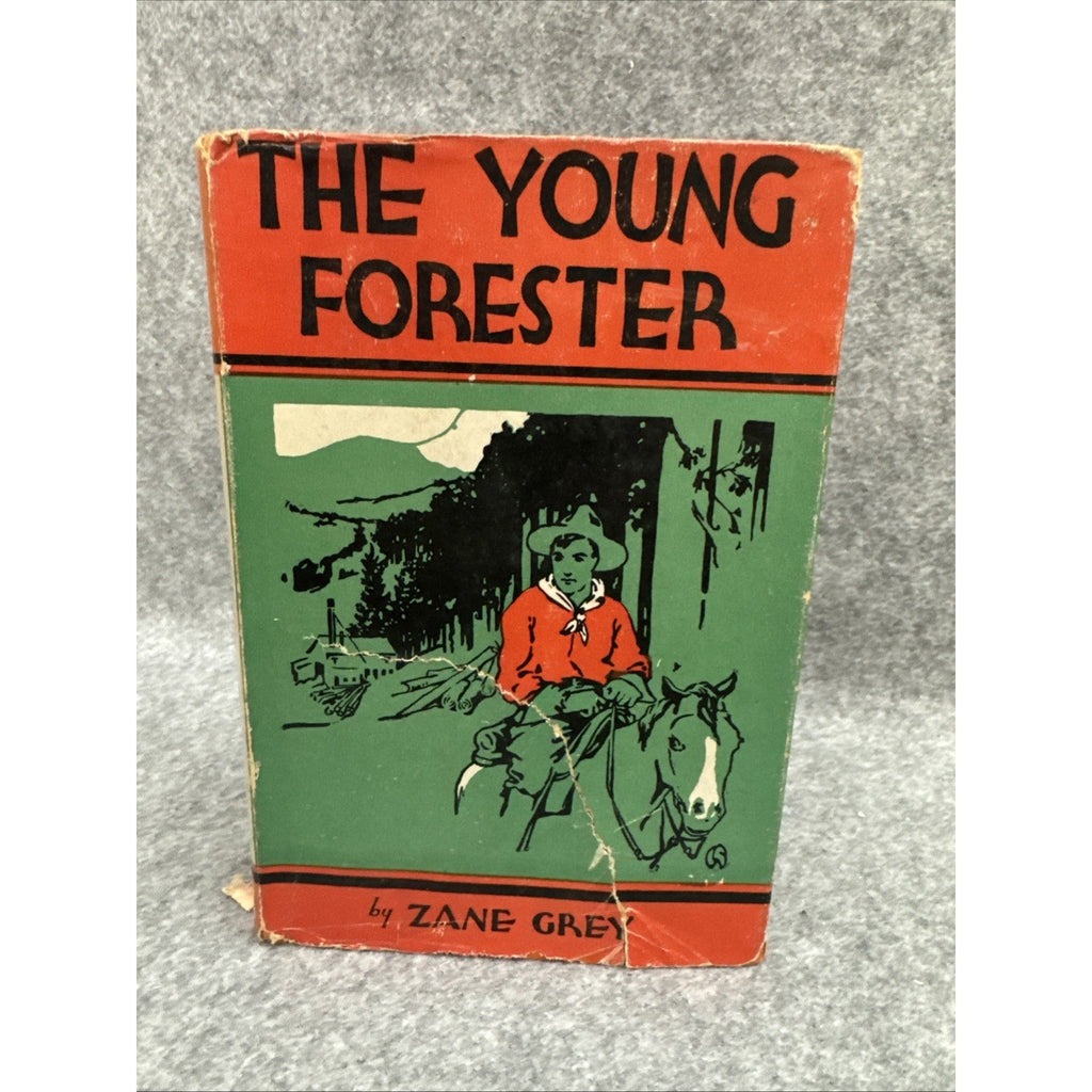 Zane Grey THE YOUNG FORESTER Book 1st Edition 1st Printing HC DJ 1910 First