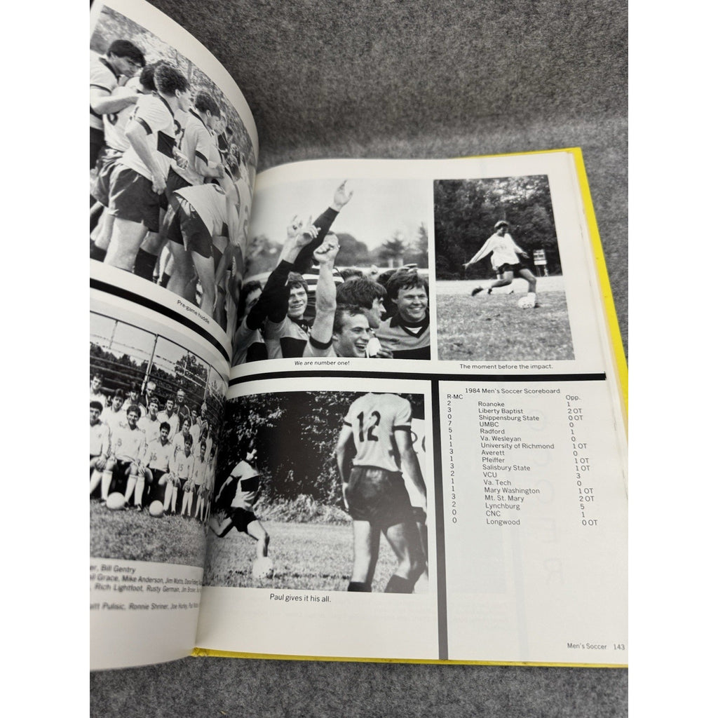 1985 Yellow Jacket Randolph-Macon College Ashland VA Yearbook HC