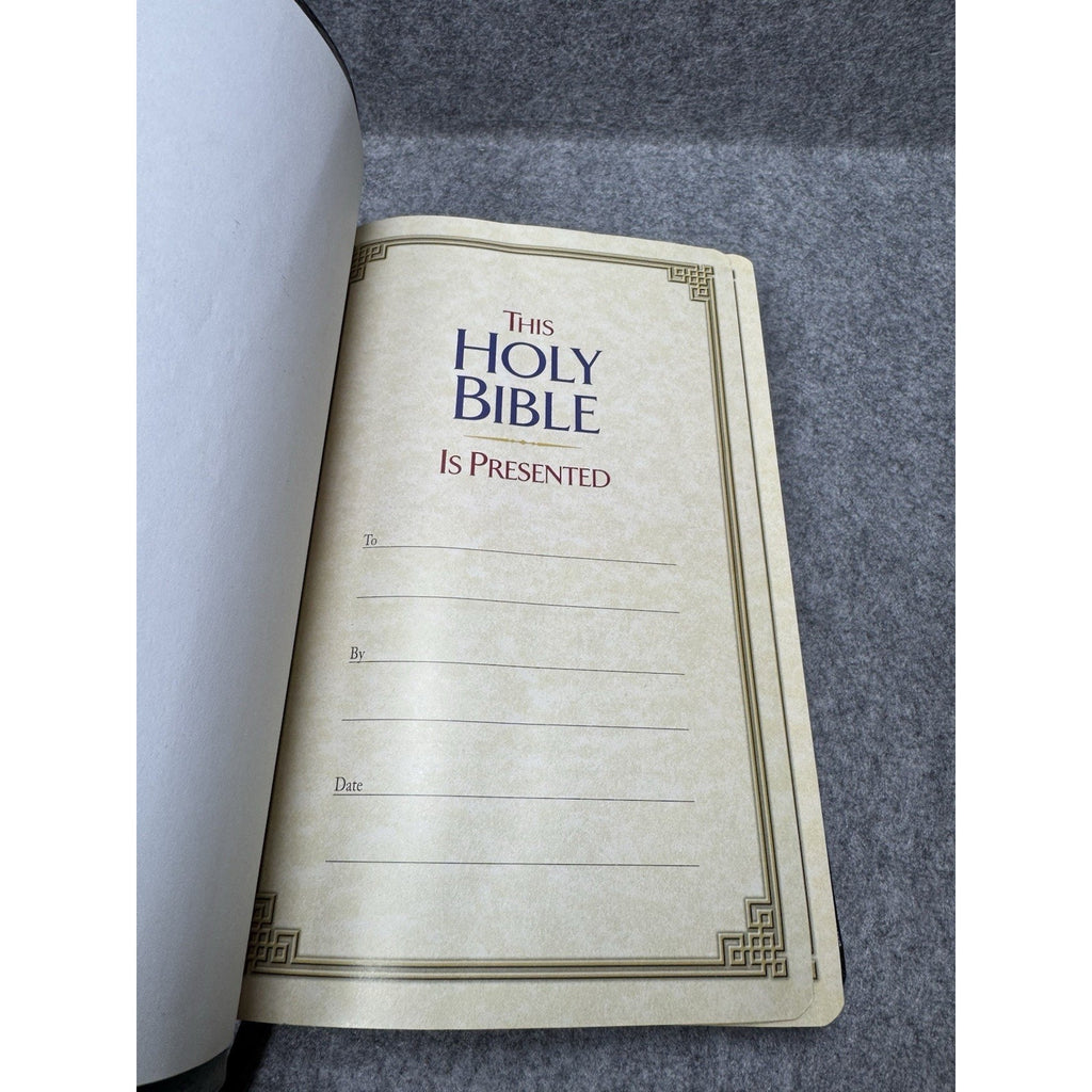 KJV Holy Bible Giant Print Red Letter Thumb Indexed Bonded Leather Nelson 895