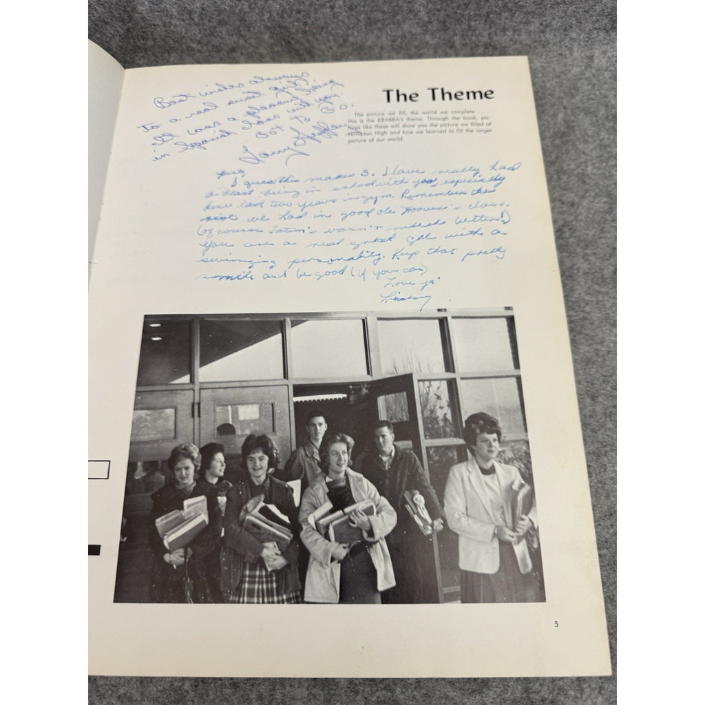 1962 Hampton High School Krabba Yearbook Hampton VA Hardcover Annual