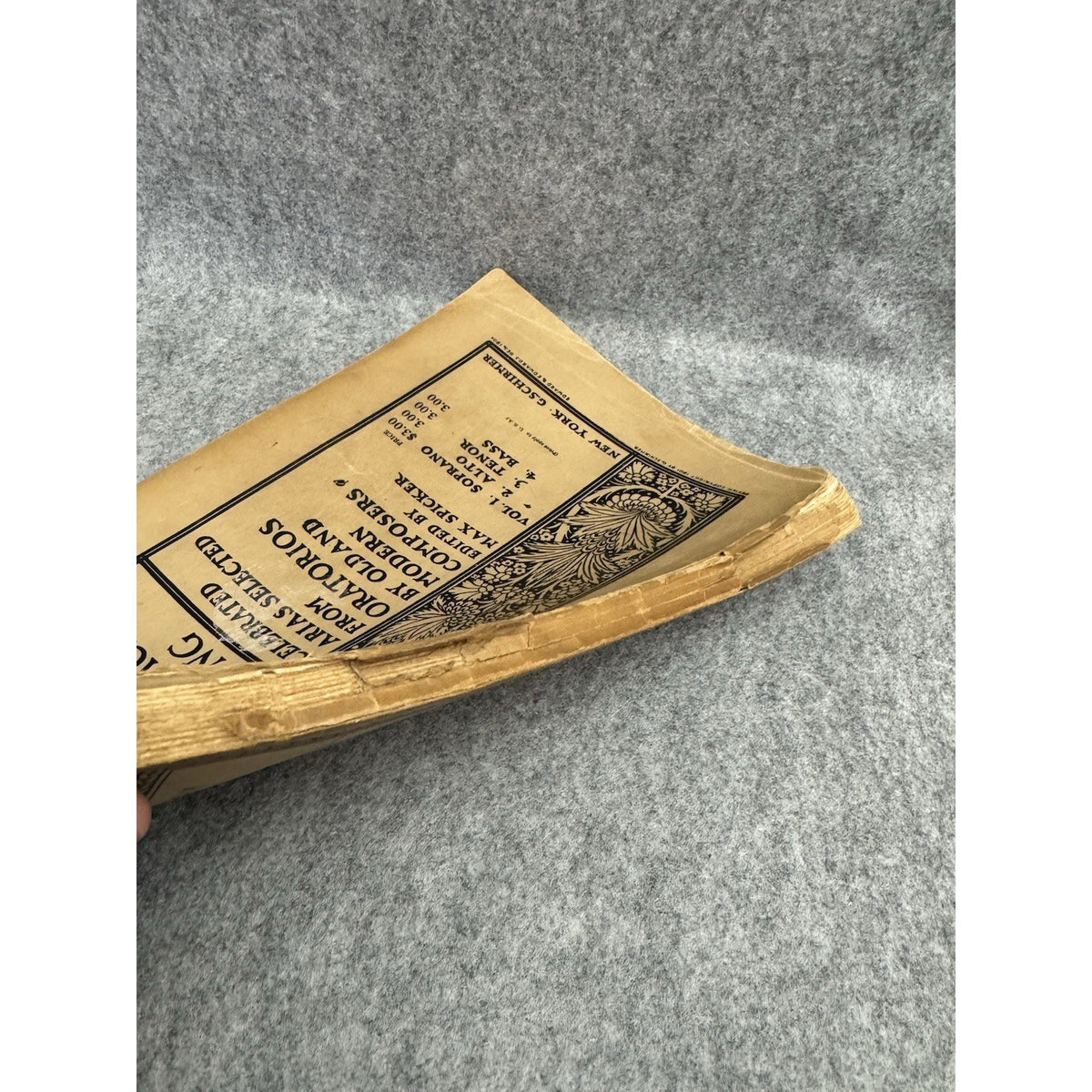 Anthology of Sacred Song Alto G Schirmer Antique Sheet Music 1901