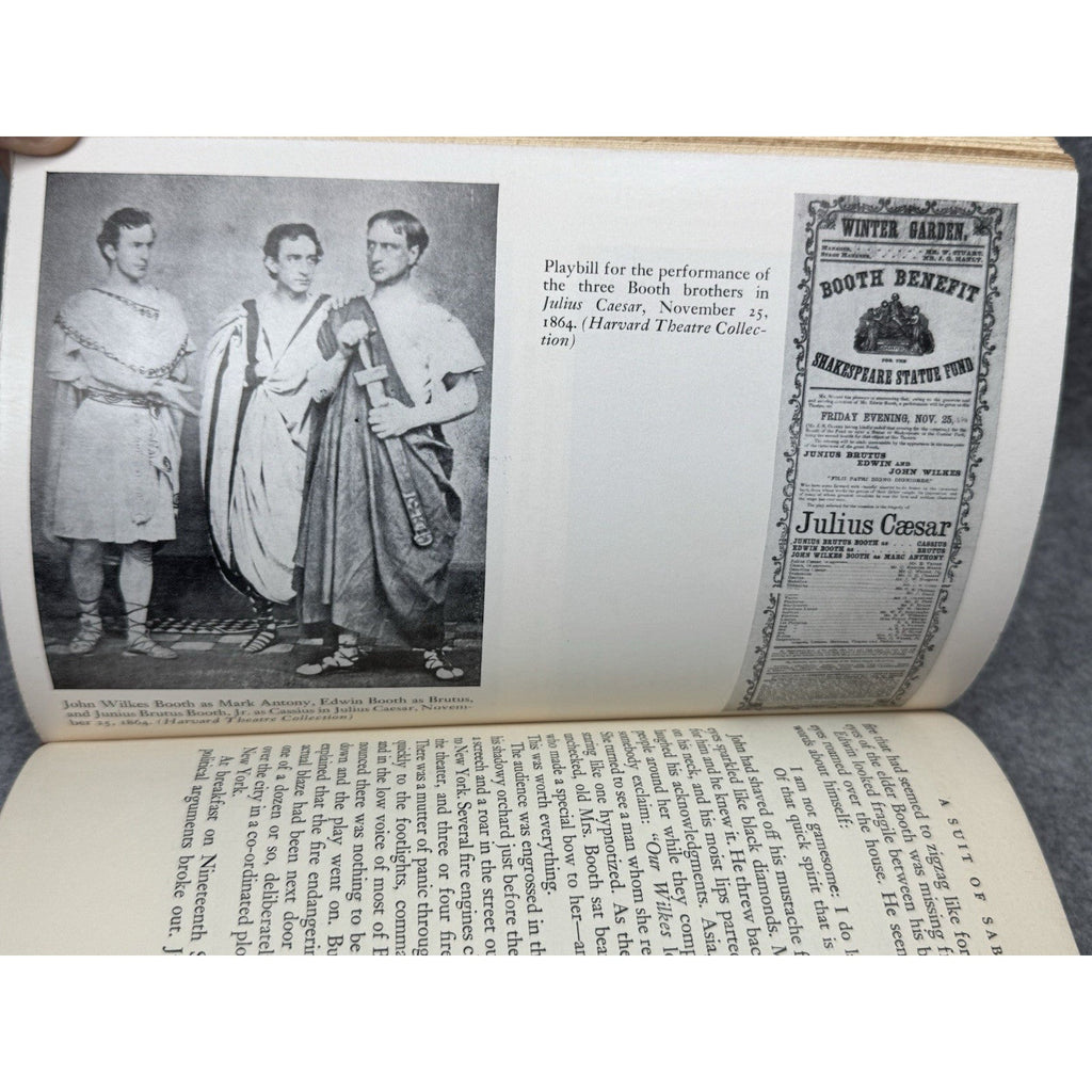 1953 Prince of Players Edwin Booth Eleanor Ruggles Illustrated Biography