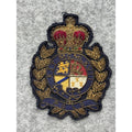 Polo RL Bullion Crest Patch Gold Wire Crown Shield Embroidered Blazer Badge