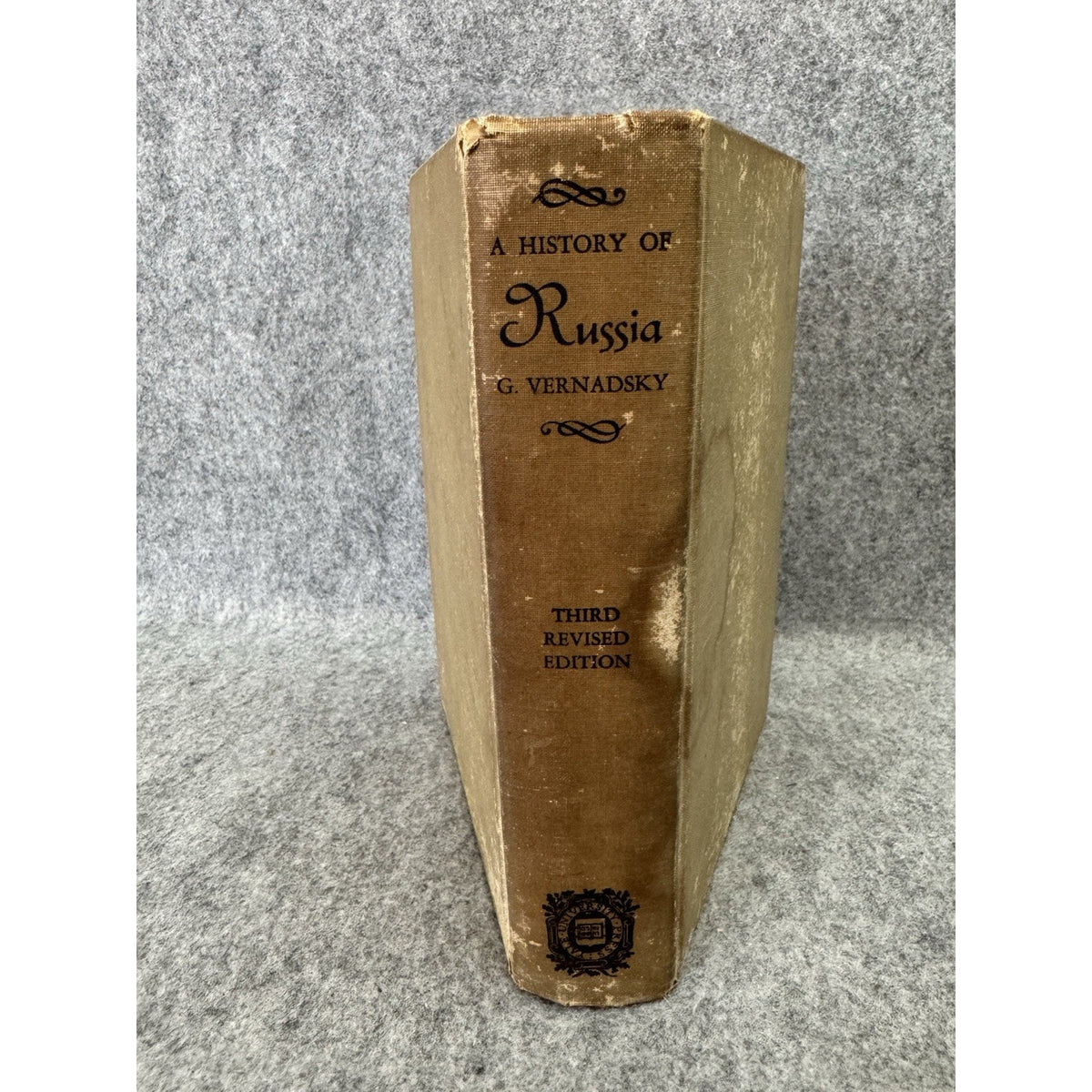 1951 A History of Russia George Vernadsky Third Revised Edition HC Yale