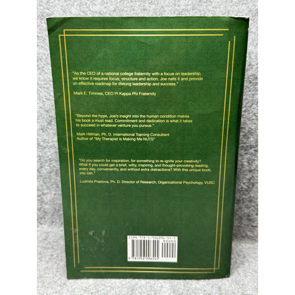 Every Day Excellence Joseph RR Templin 2022 Signed Self-Help Paperback