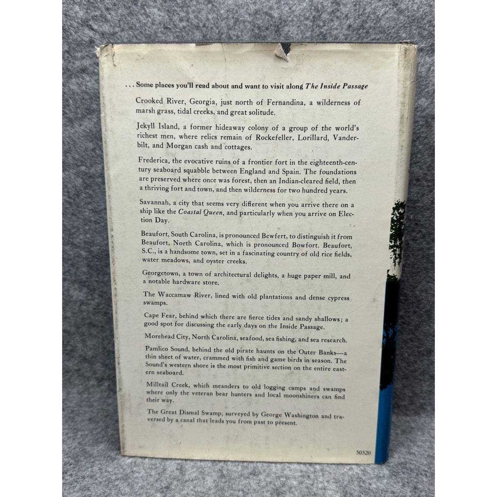 1967 The Inside Passage Anthony Bailey Hardcover w/ Dust Jacket Macmillan