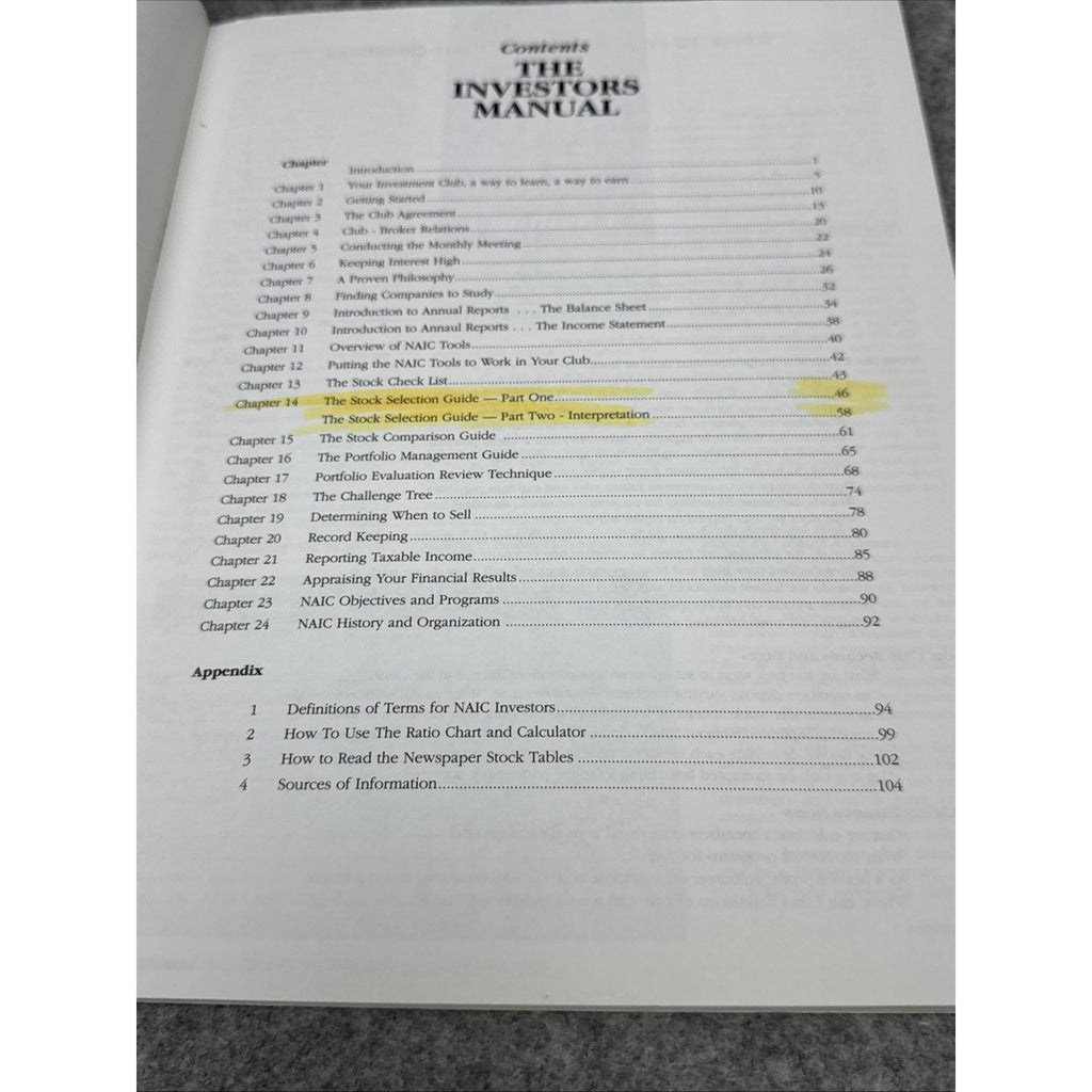 Investor's Manual: The Handbook for Learn-By-Doing