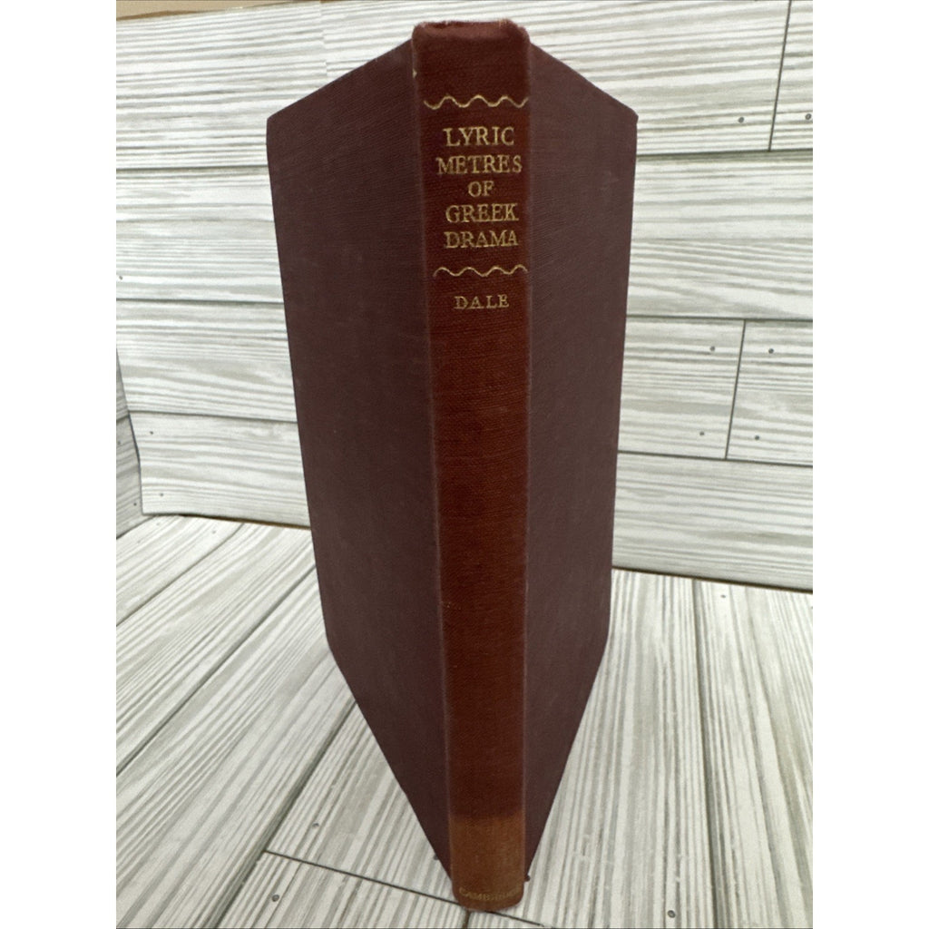 lyric metres of greek drama dale HC 1948