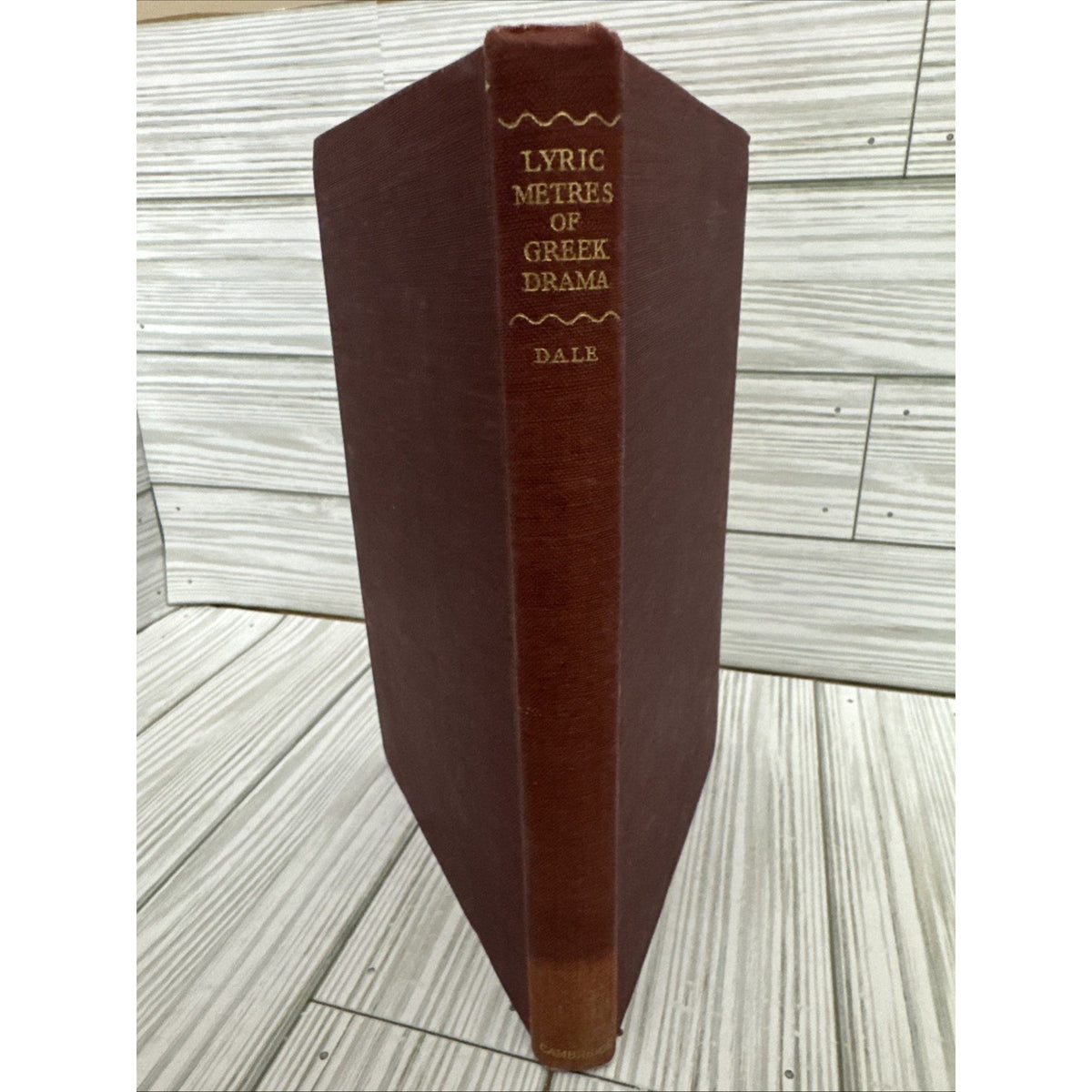 lyric metres of greek drama dale HC 1948