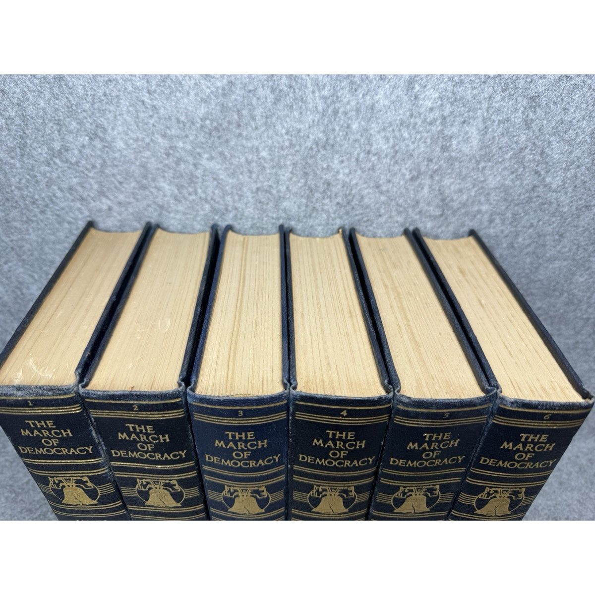 1932-1948 March of Democracy James Truslow Adams 6 Vol US History Set