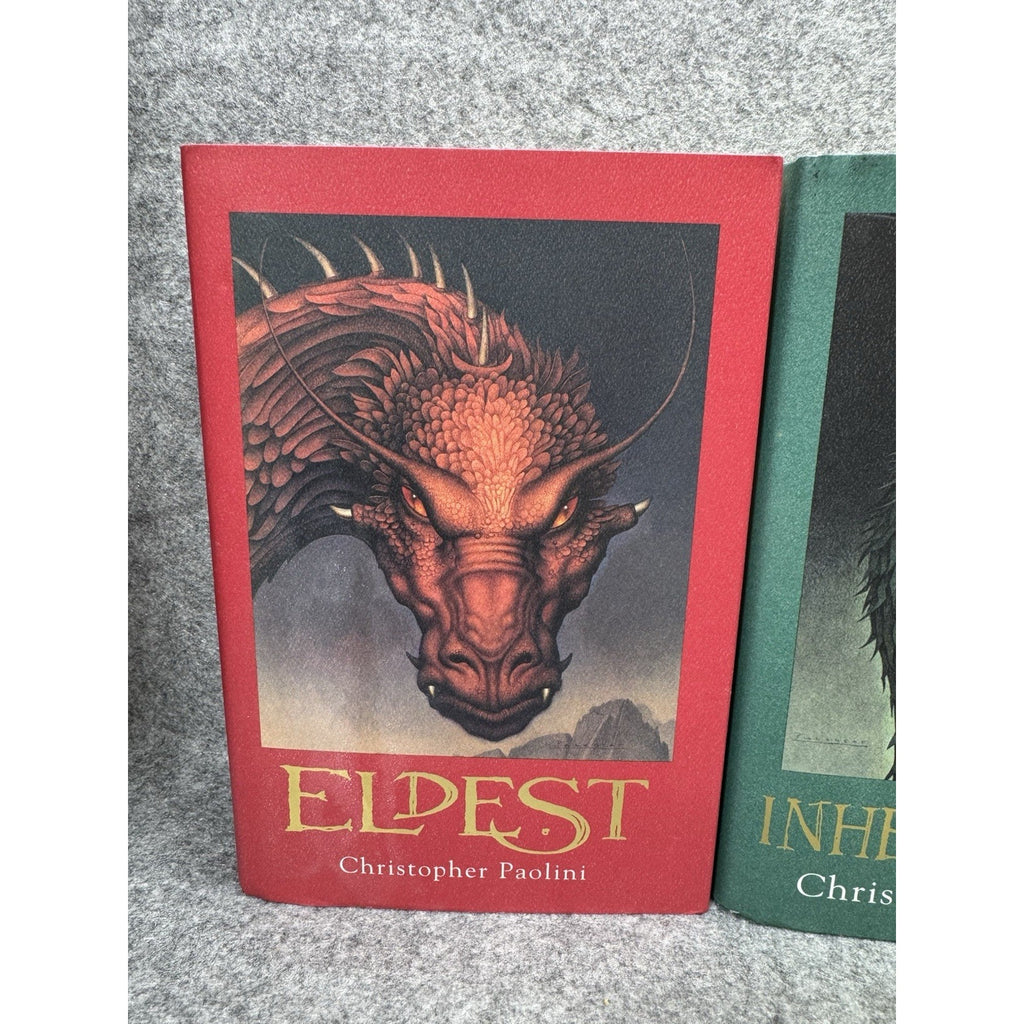 Christopher Paolini Inheritance 3 Book HC Lot Eldest Brisingr First Editions