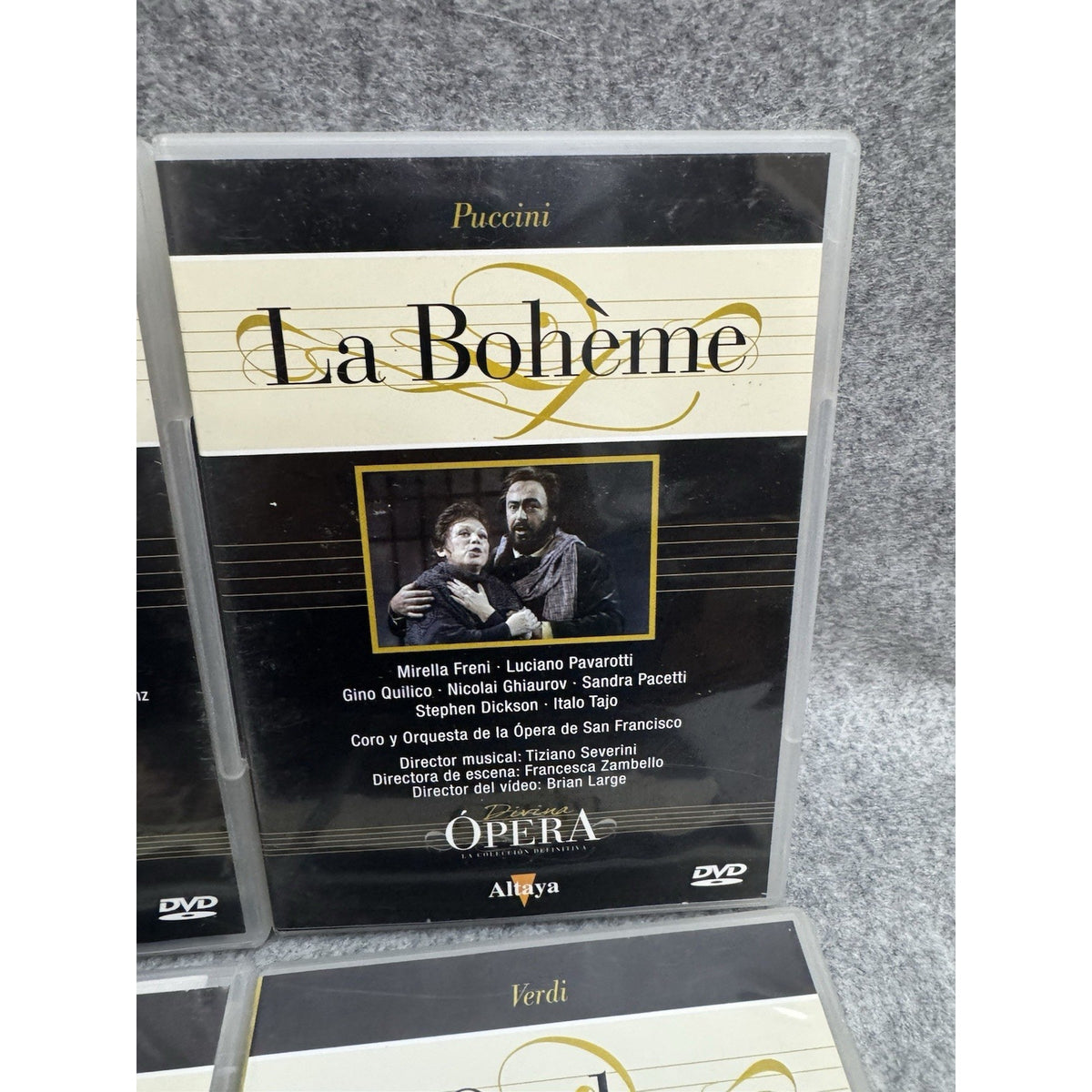 Divina Opera DVD Lot 8 Altaya Puccini Verdi Rossini Strauss Pavarotti