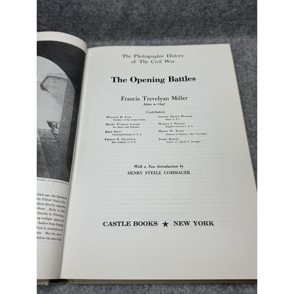 1957 The Photographic History of the Civil War The Opening Battles HC