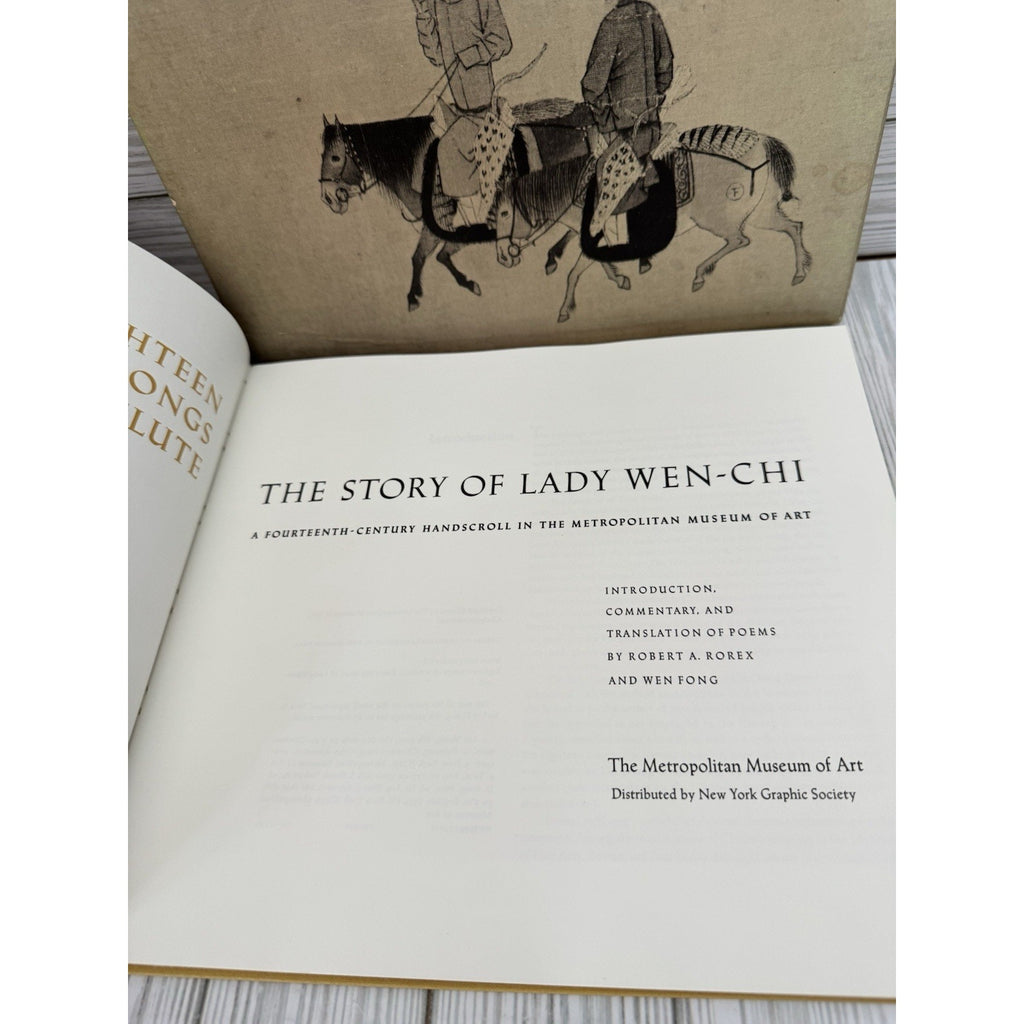 Eighteen Songs Nomad Flute Lady Wen-Chi 1974 Met Museum Book