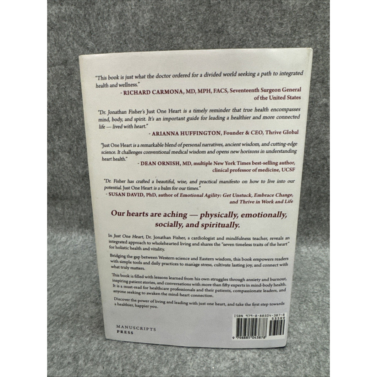 Just One Heart: A Cardiologist's Guide to Healing, Health, and Happiness by F...