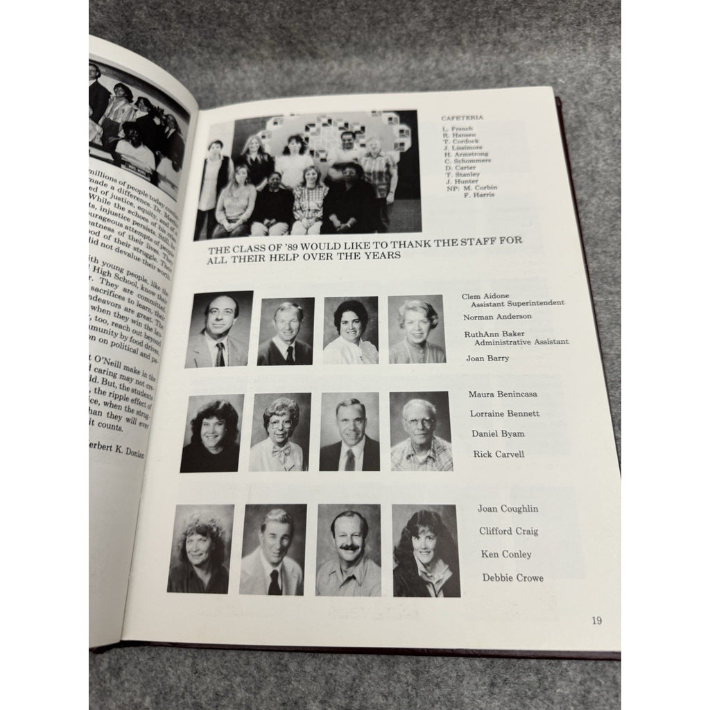 1989 Highlander James I O’Neill High School Yearbook Highland Falls NY