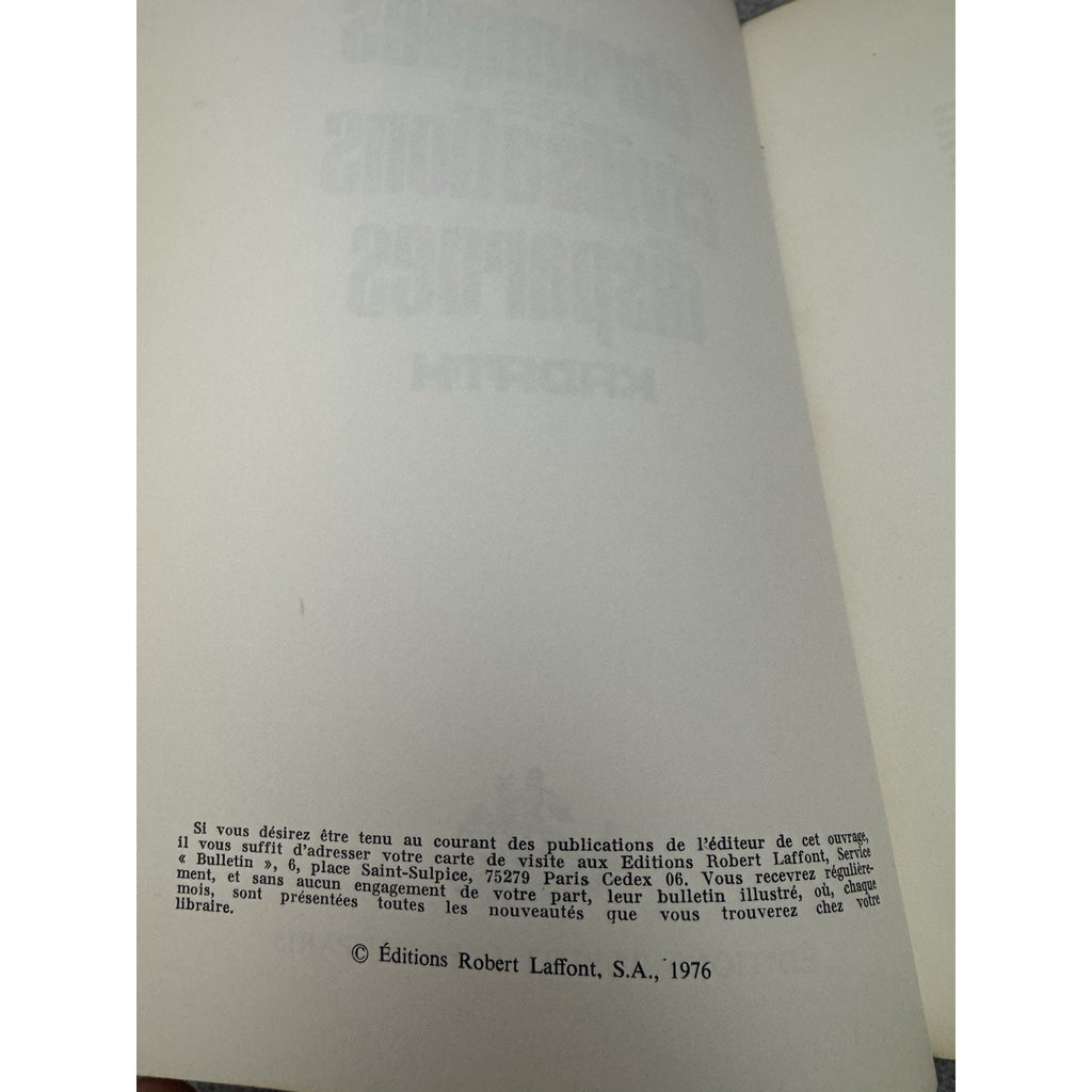 1976 Chroniques des Civilisations Disparues Kadath PB French Archaeology