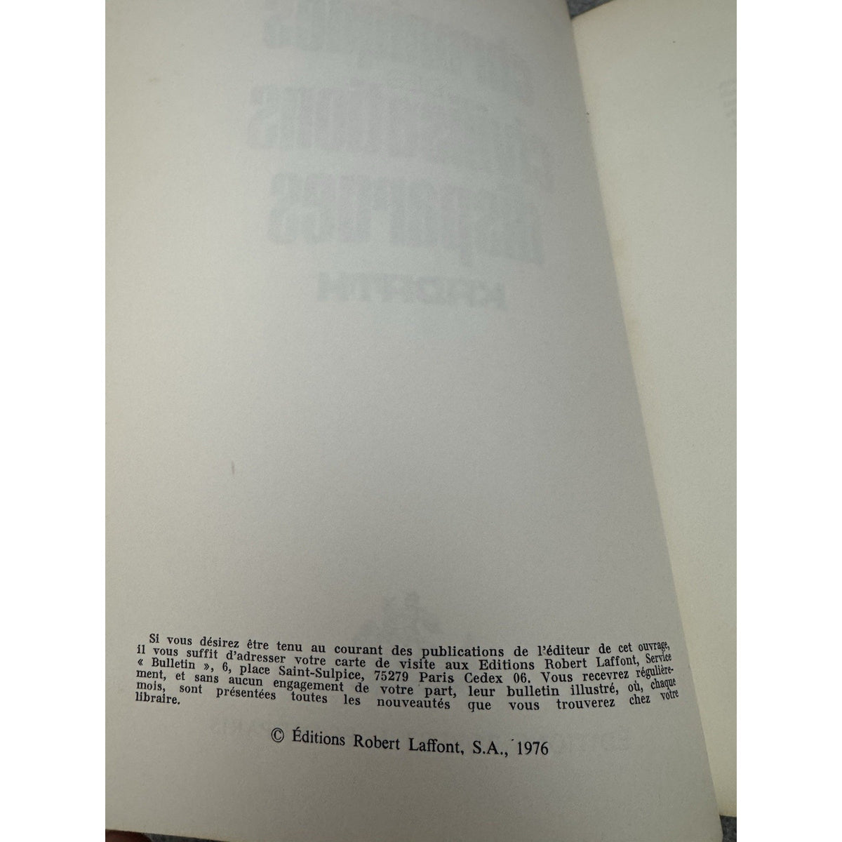 1976 Chroniques des Civilisations Disparues Kadath PB French Archaeology