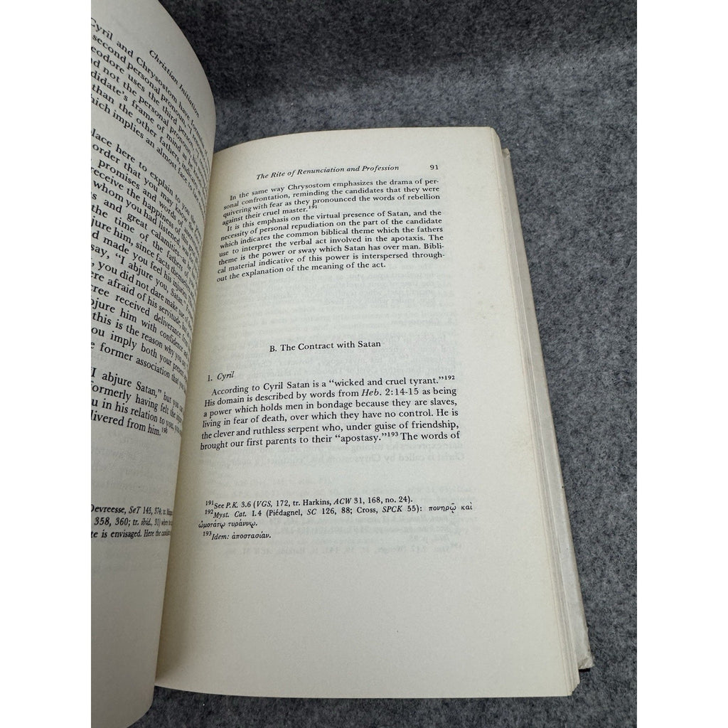 1974 Christian Initiation Hugh M Riley HC DJ Studies in Christian Antiquity