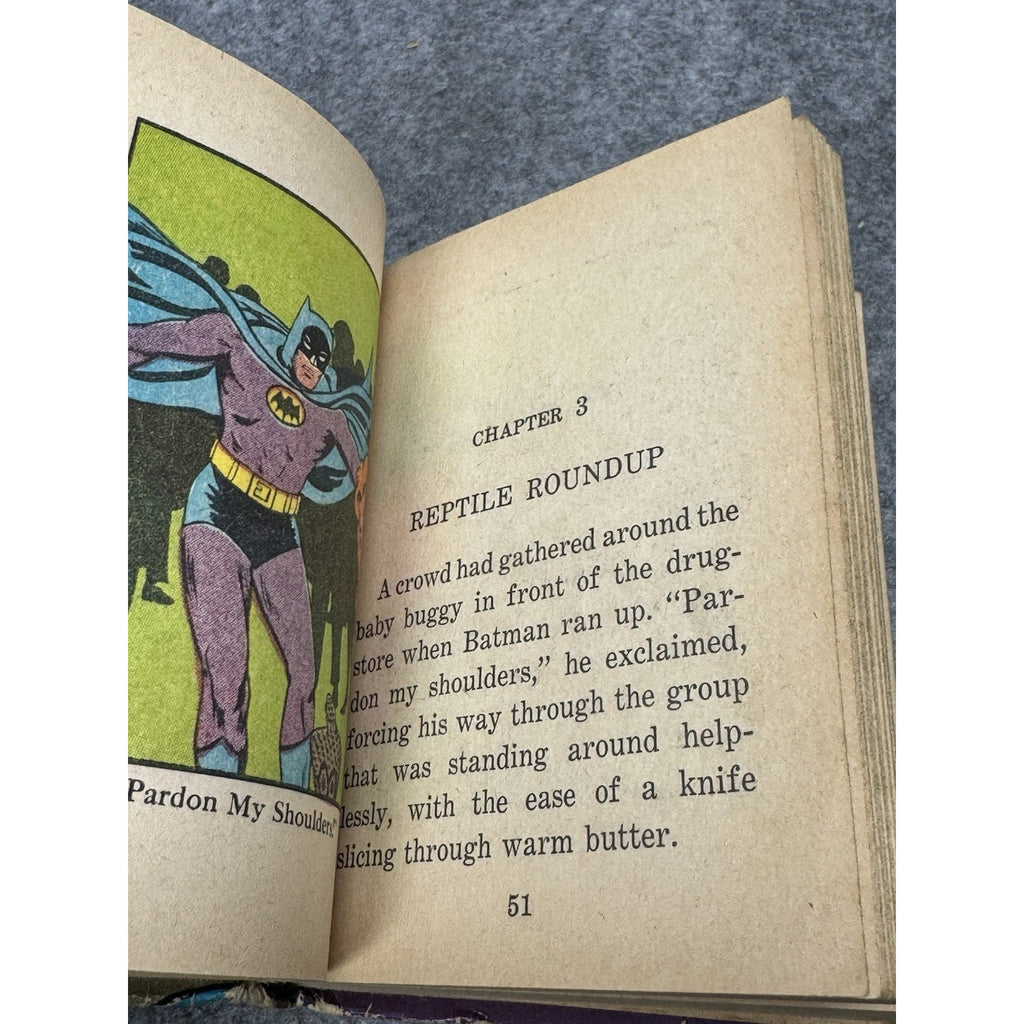 1969 Batman & Robin The Cheetah Caper Whitman Big Little Book Illustrated