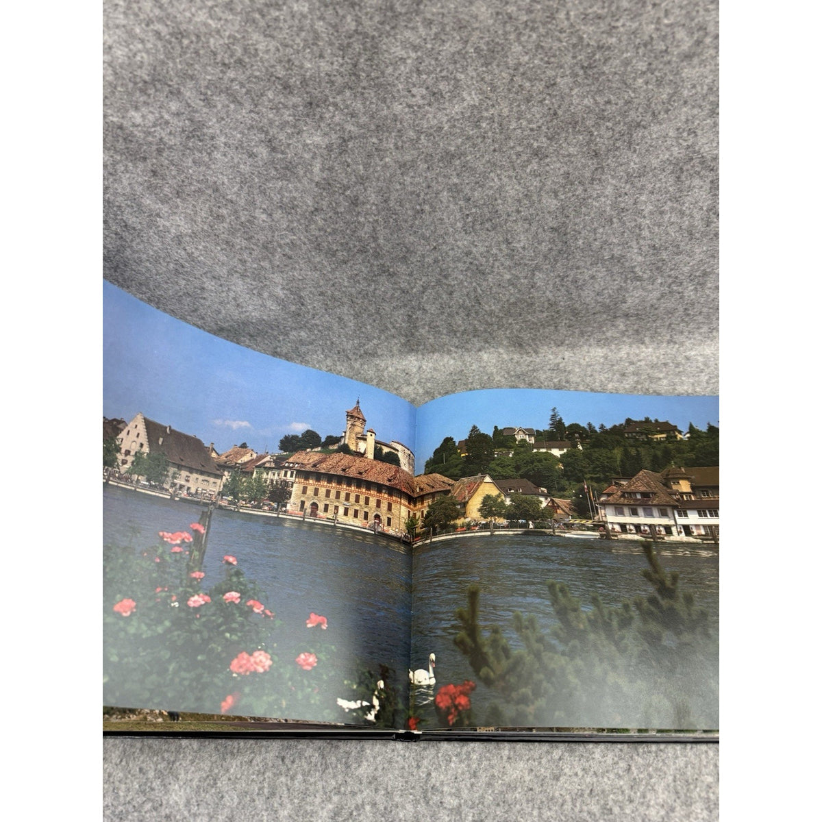 The Most Beautiful Panoramas of Switzerland 1982 HC Photo Book Gift Inscribed