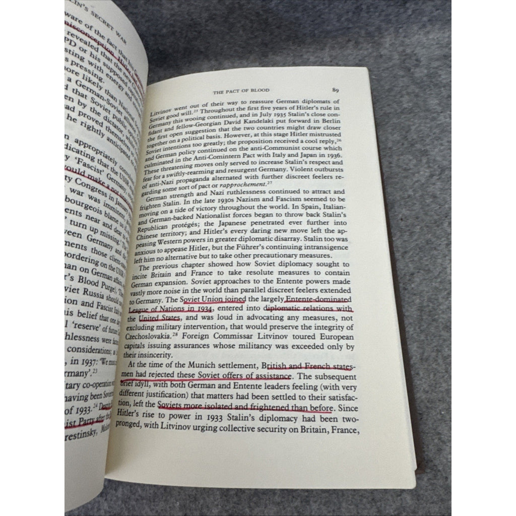 Stalin's Secret War Hardcover Nikolai Tolstoy First Edition