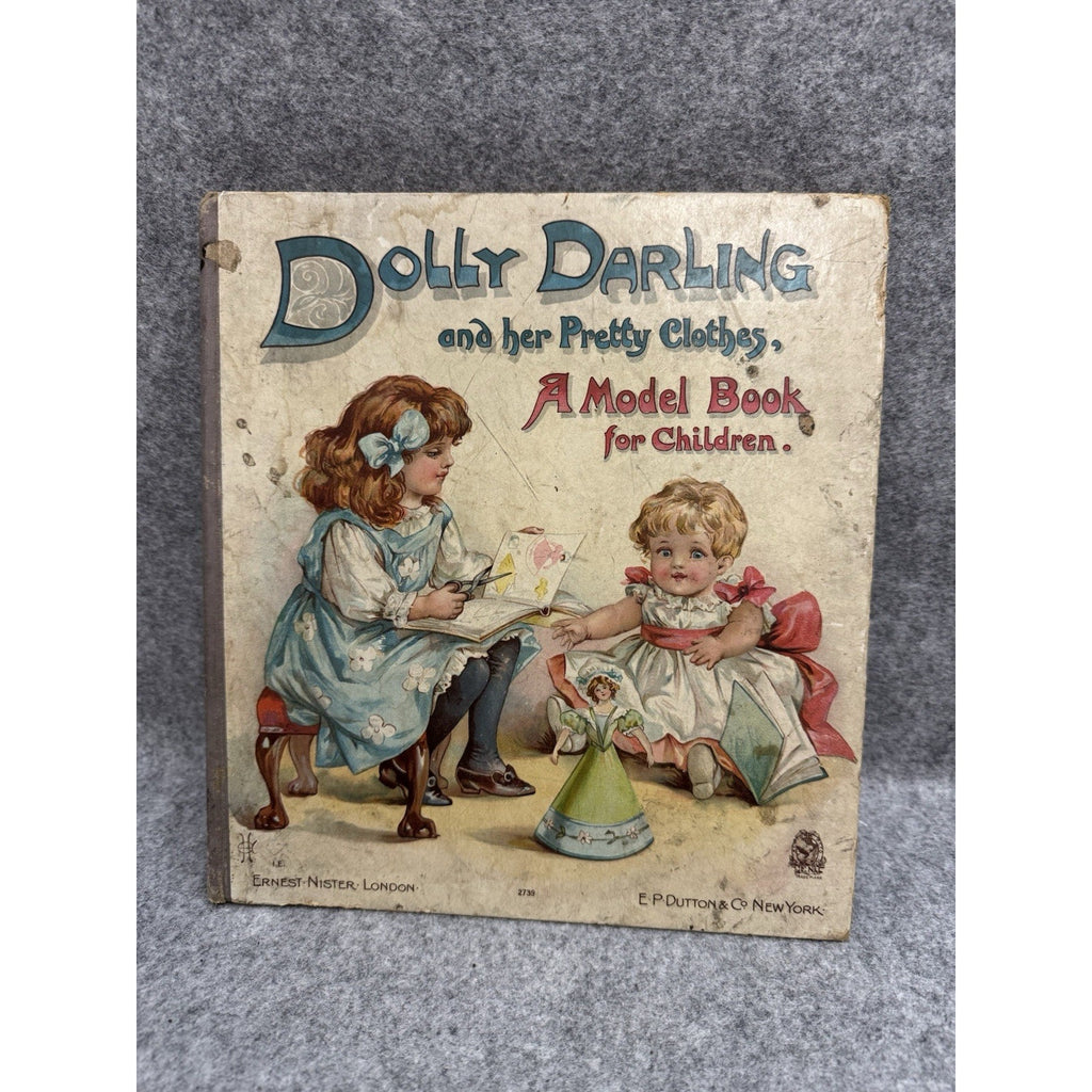 Dolly Darling and Her Pretty Clothes Model Book E. Heatly Antique Paper Dolls