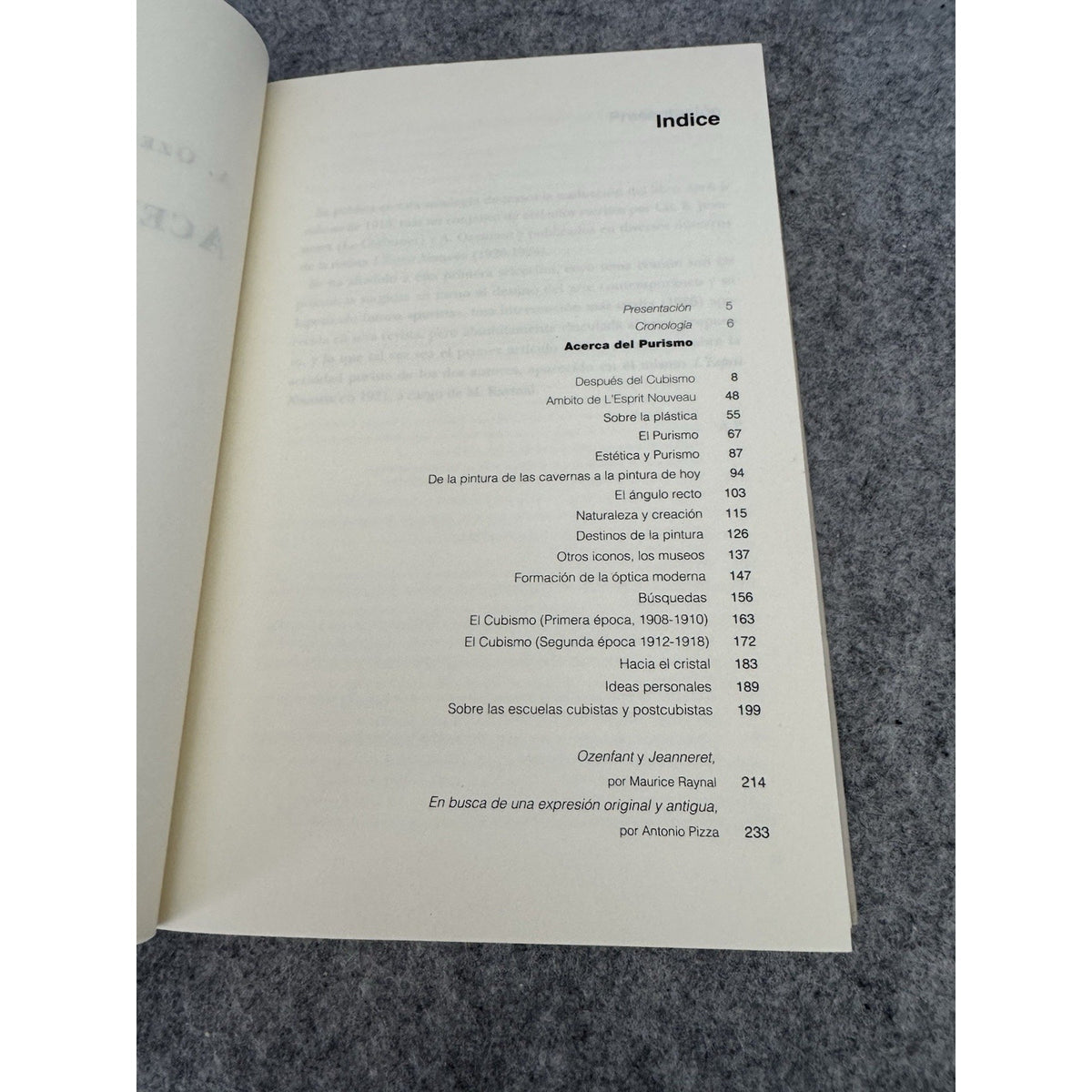 Acerca del Purismo Escritos 1918-1926 Ozenfant Le Corbusier 2004 PB