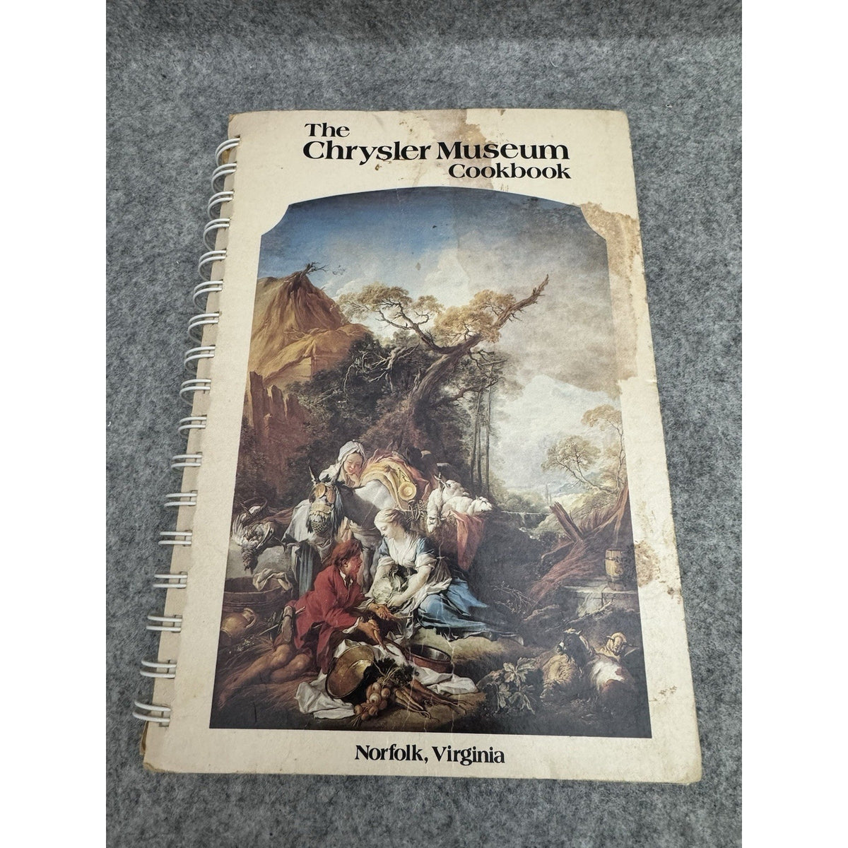 The Chrysler Museum Cookbook 1980 First Edition Norfolk VA Spiral Cookbook