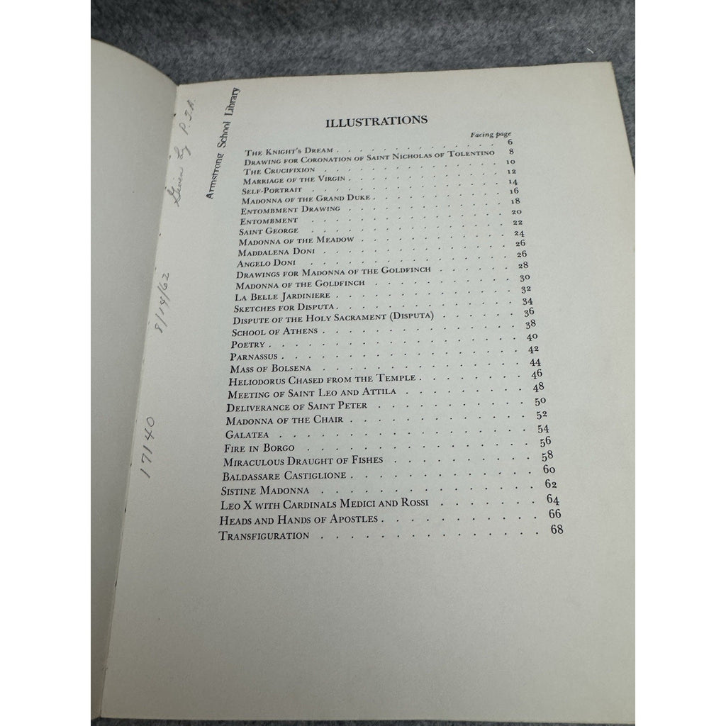 Raphael Elizabeth Ripley 1961 HC DJ Renaissance Art Biography Illustrated