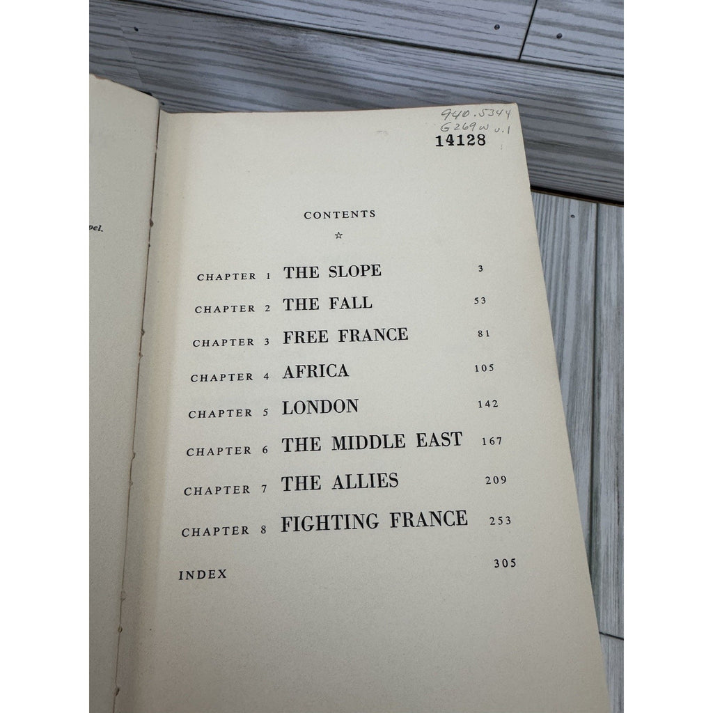 War Memoirs Charles de Gaulle Call to Honour 1955 HC 2nd Printing
