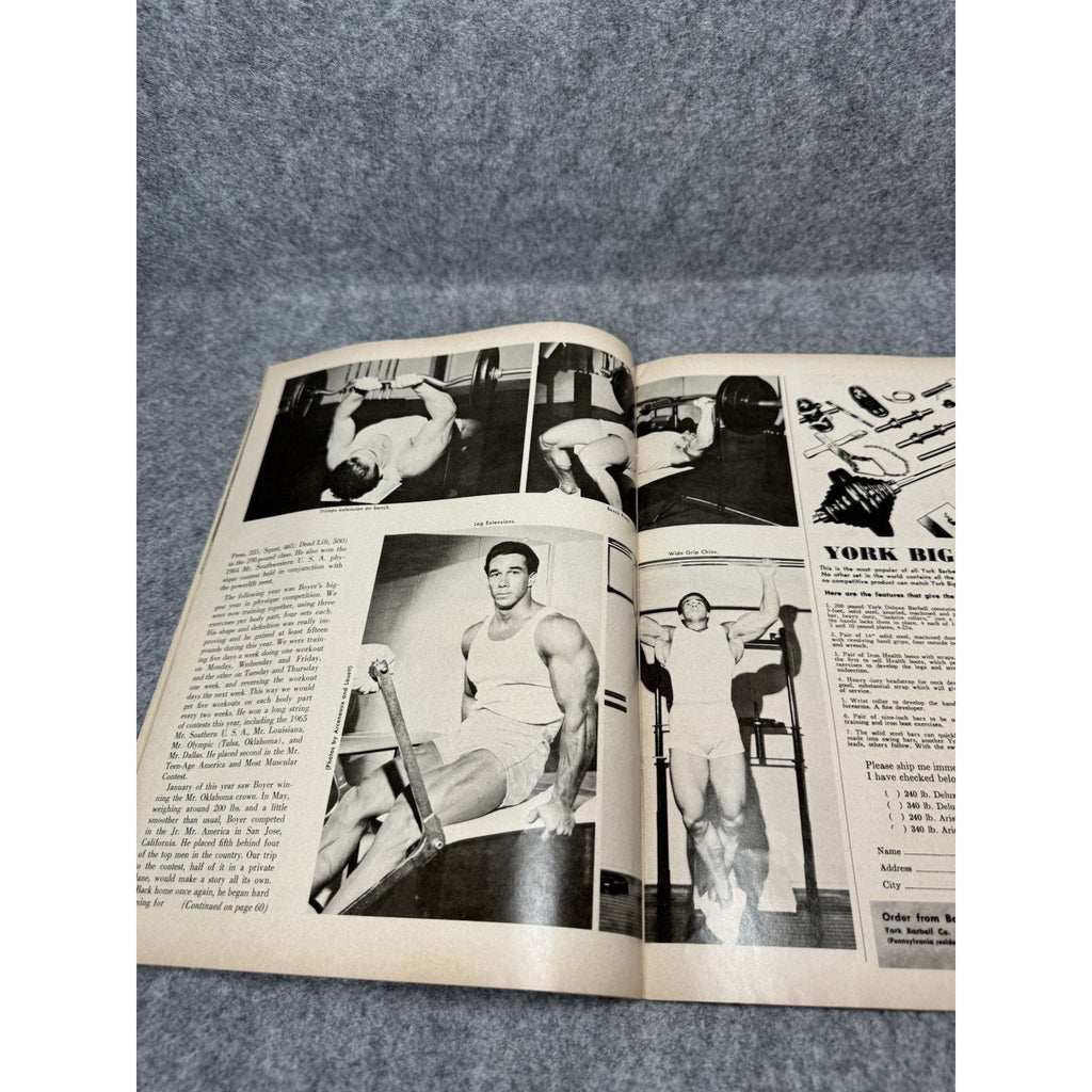Strength & Health November 1966 Phil Grippaldi Boyer Coe Vintage Magazine
