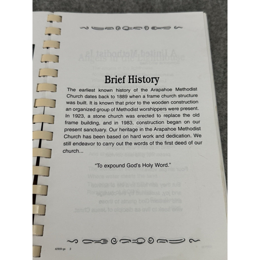 Angels in the Kitchen Cookbook 2002 Arapahoe NC Methodist Church Recipes